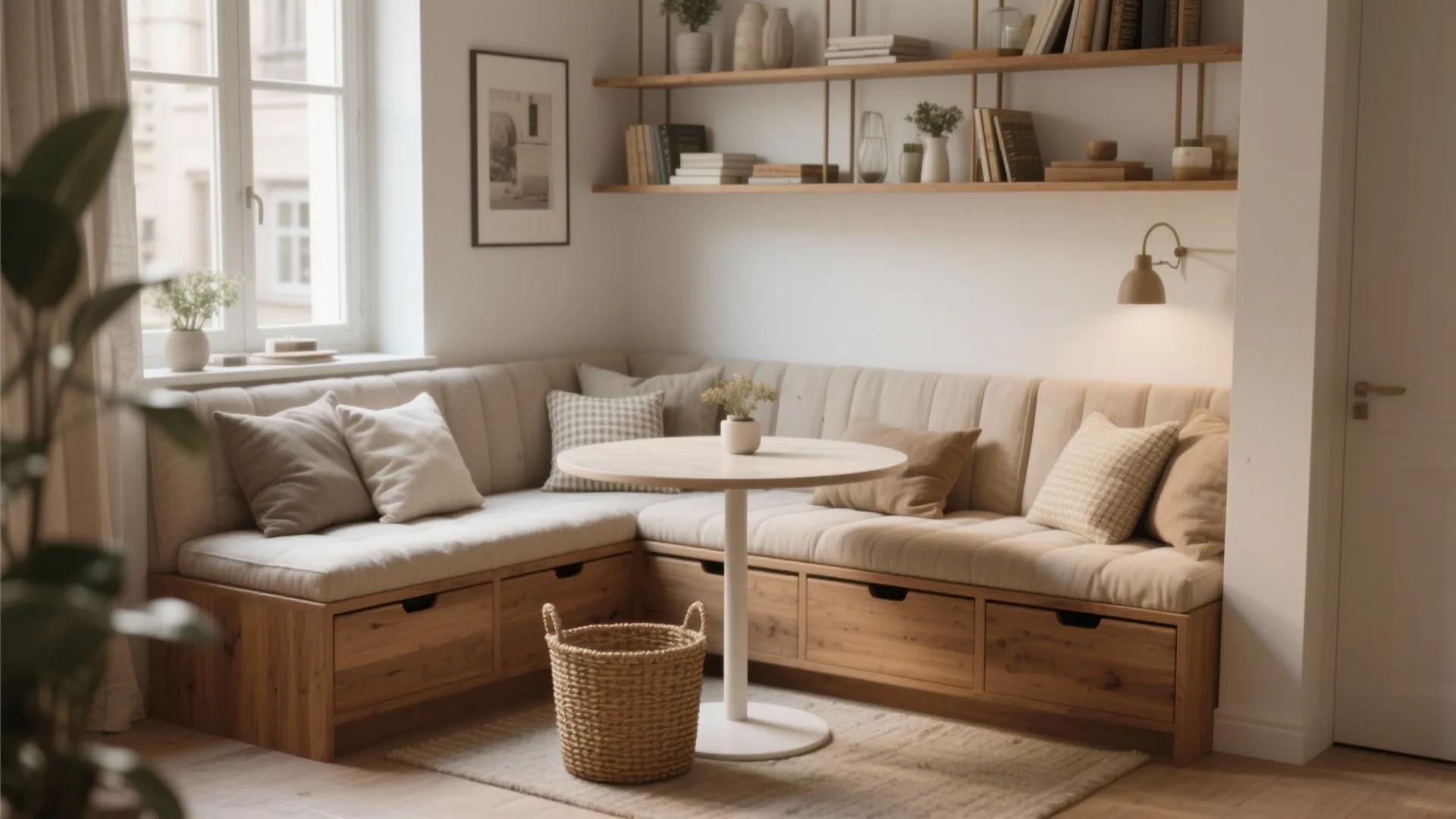 2. Built-in Banquette Seating