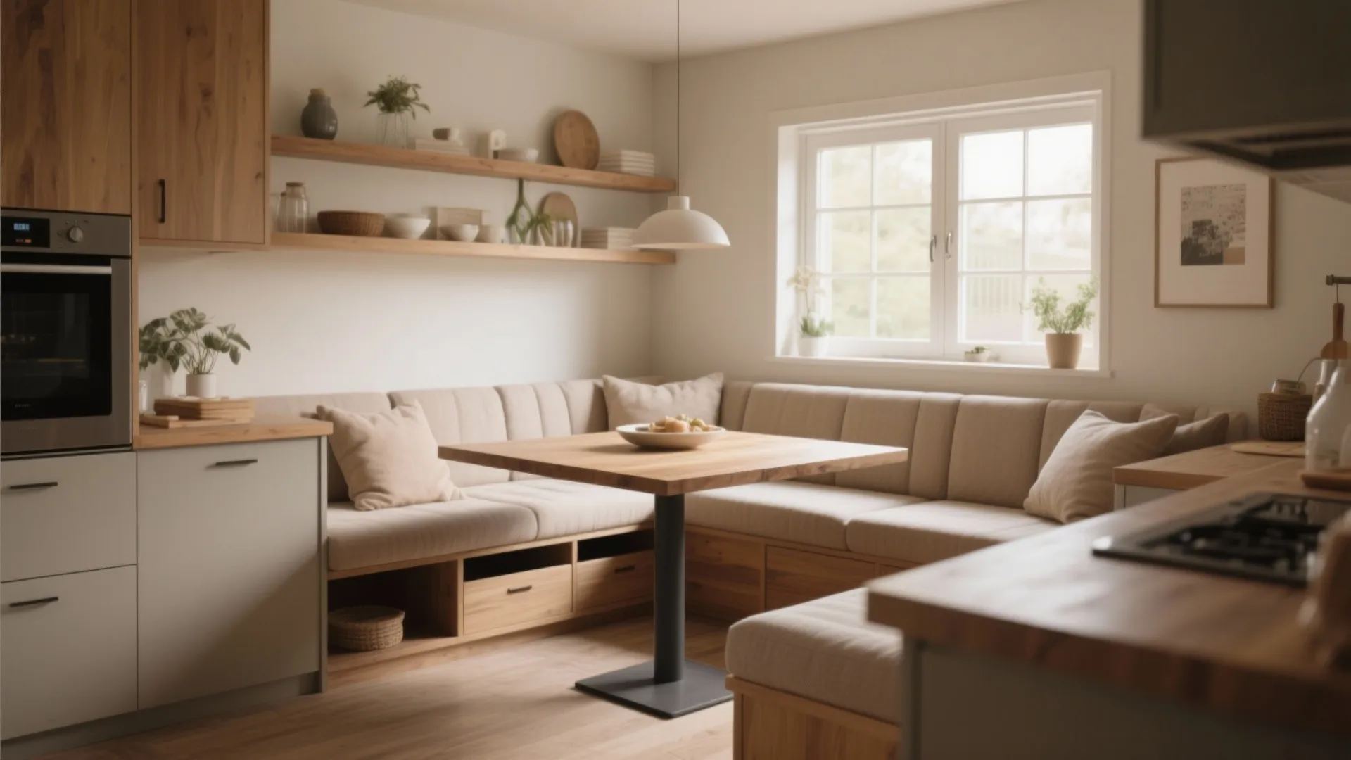 2. The Banquette Seating Solution