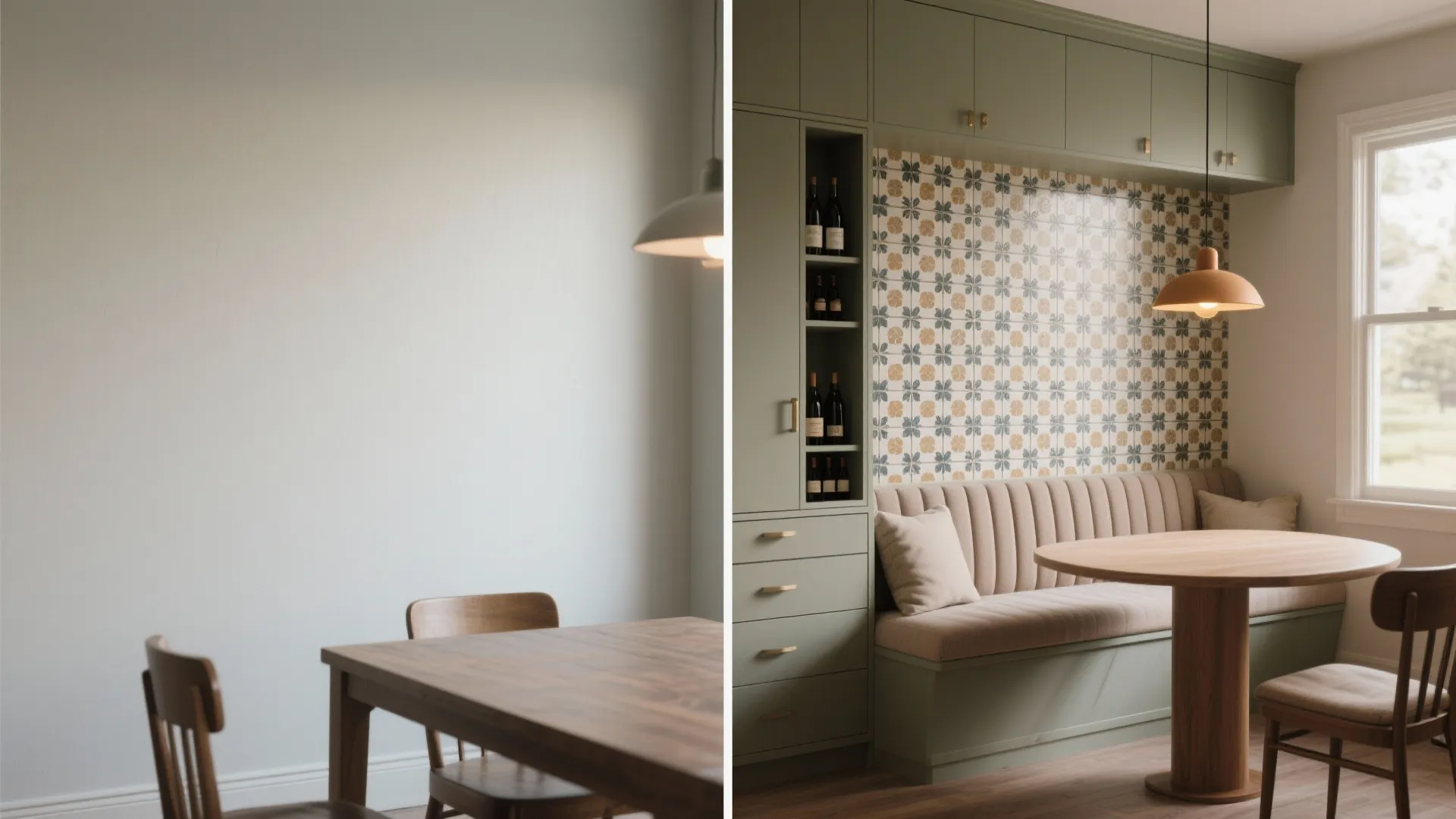 5. Built-in Bench with a Statement Back