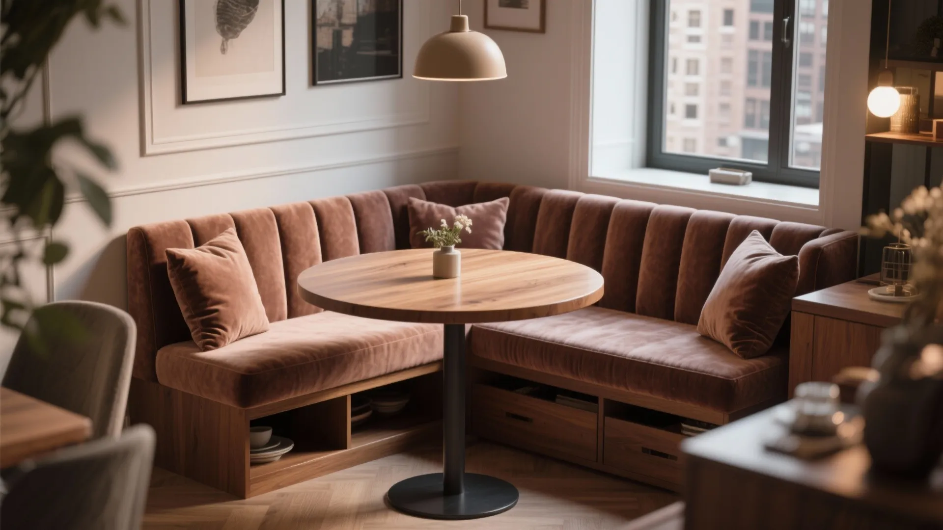 Idea 3: Built-in Seating with Hidden Storage