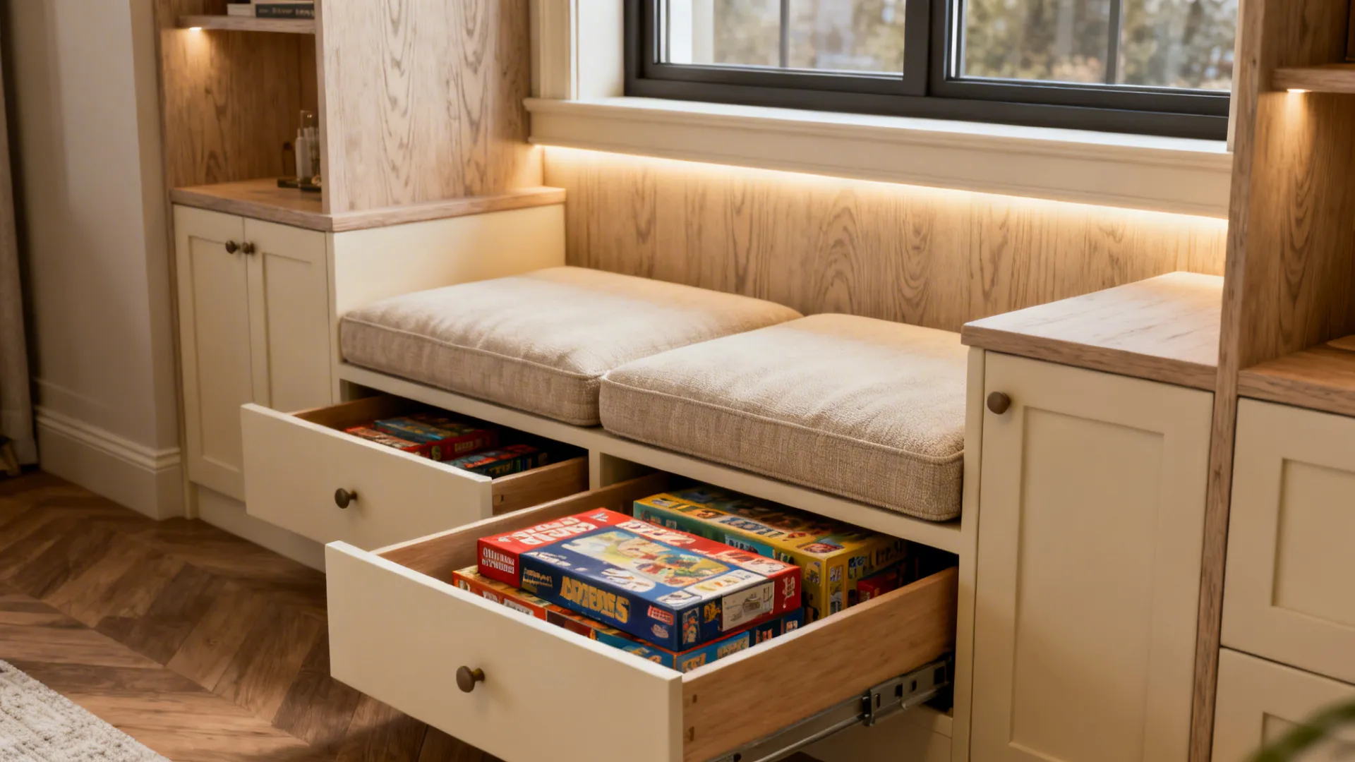 4. Built-in banquette seating
