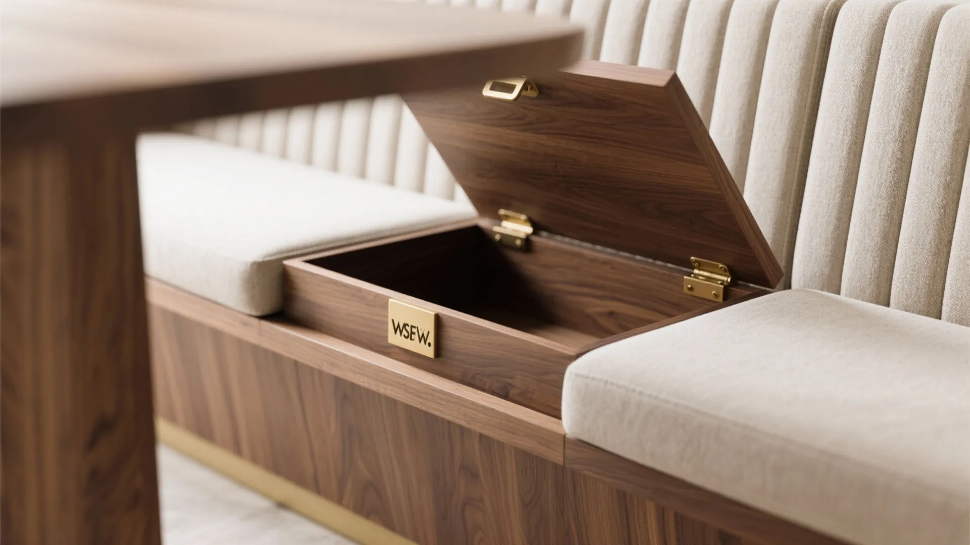 Dual-Purpose Seating: Banquettes and Benches