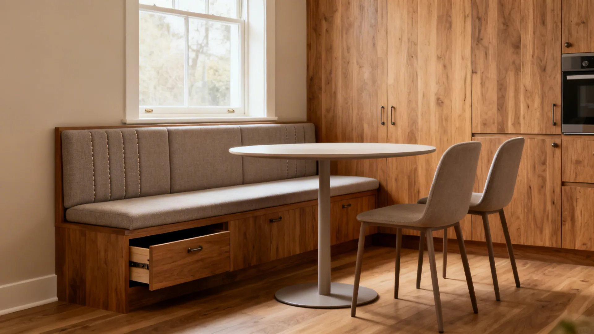 Banquette Seating That Works Like Storage