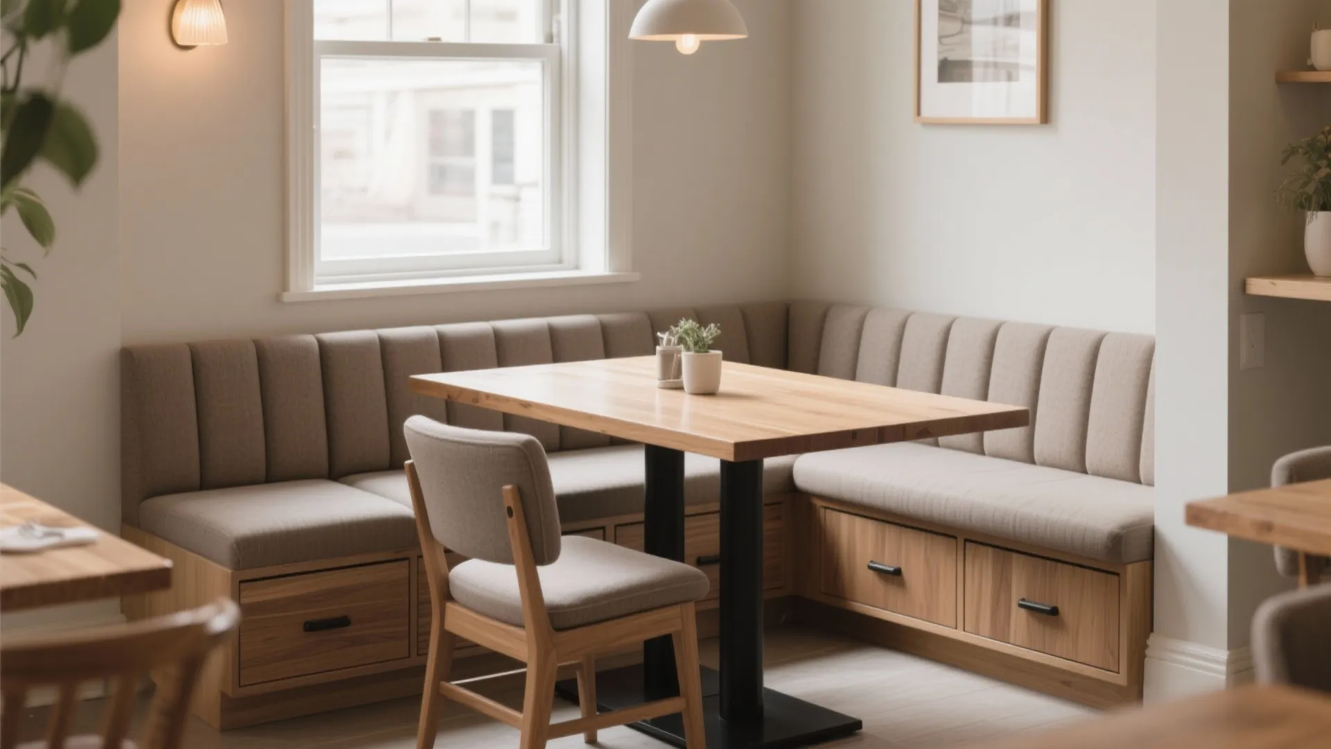 Built-in Seating and Storage