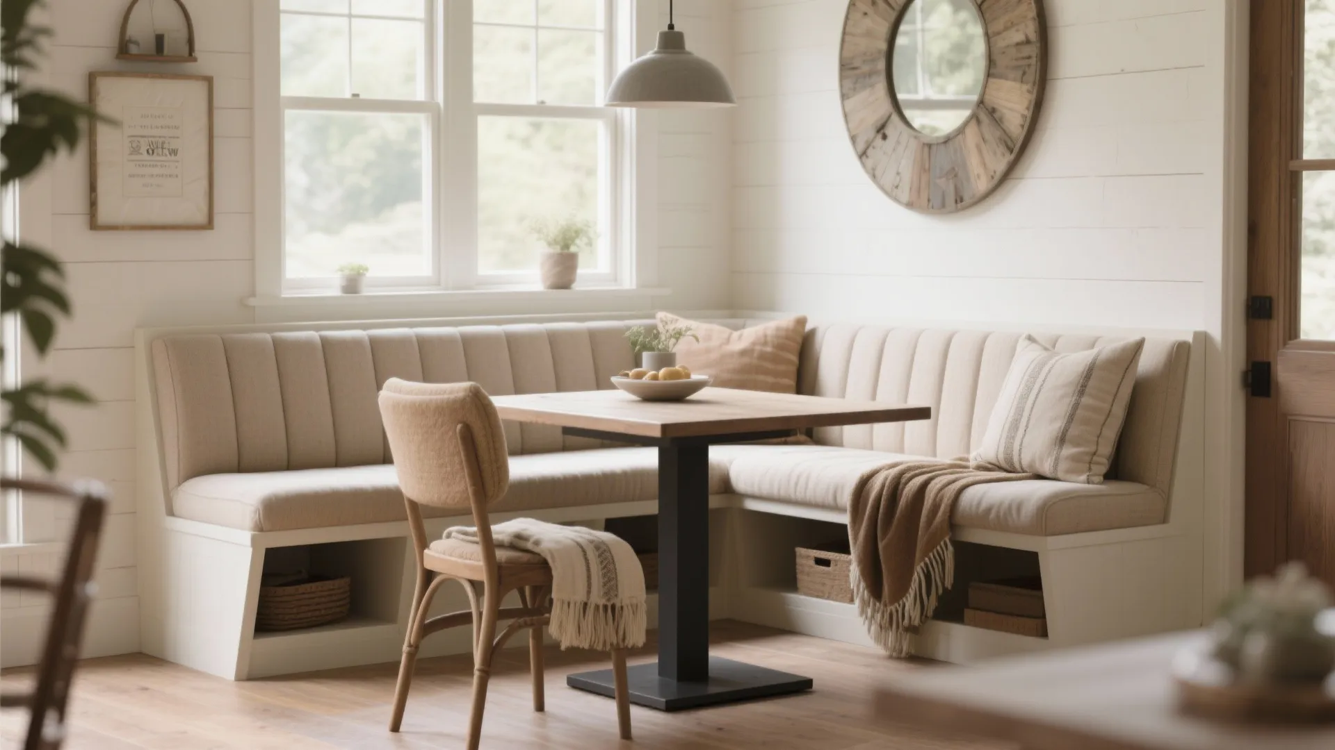 5. Built-In Banquette with Table