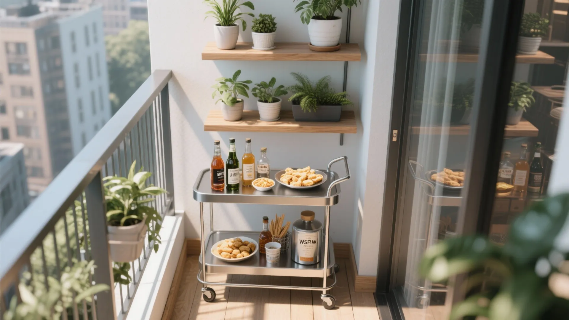 9. Multipurpose Bar Cart