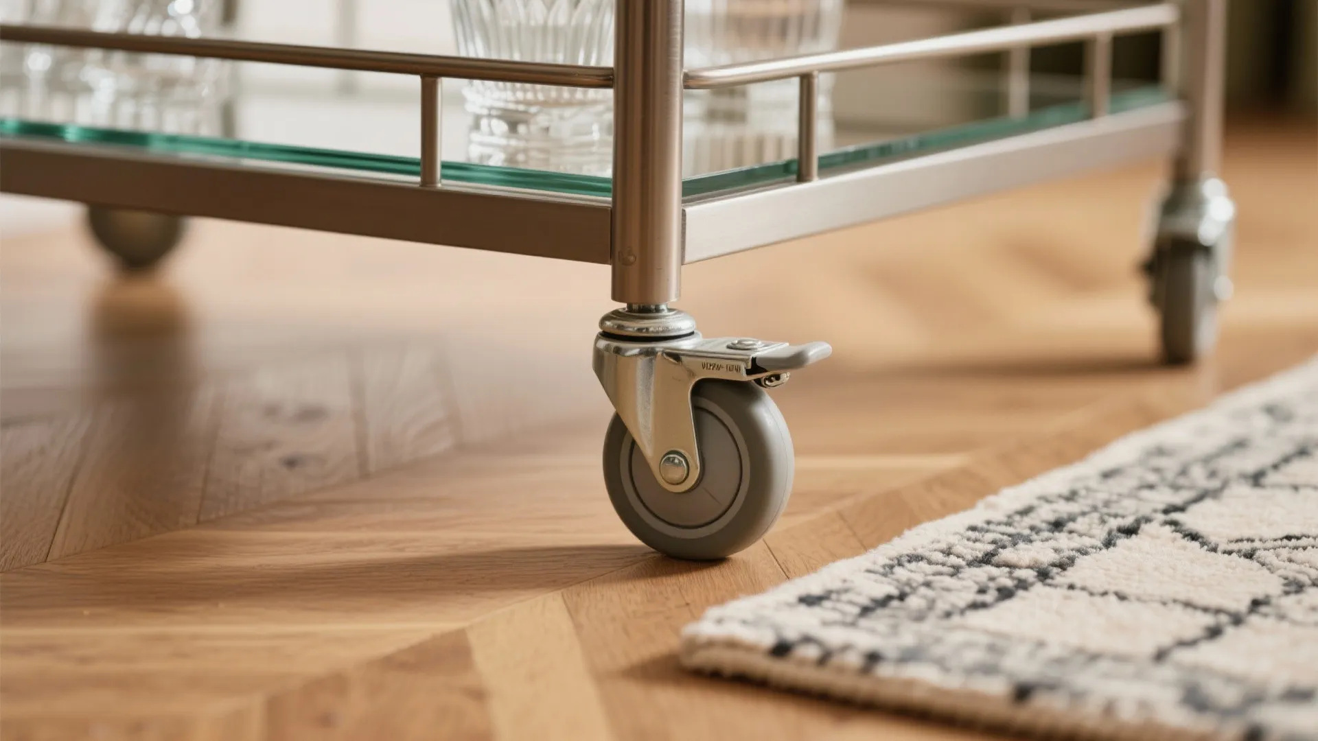 Snack-and-sip stations that don’t clog the room