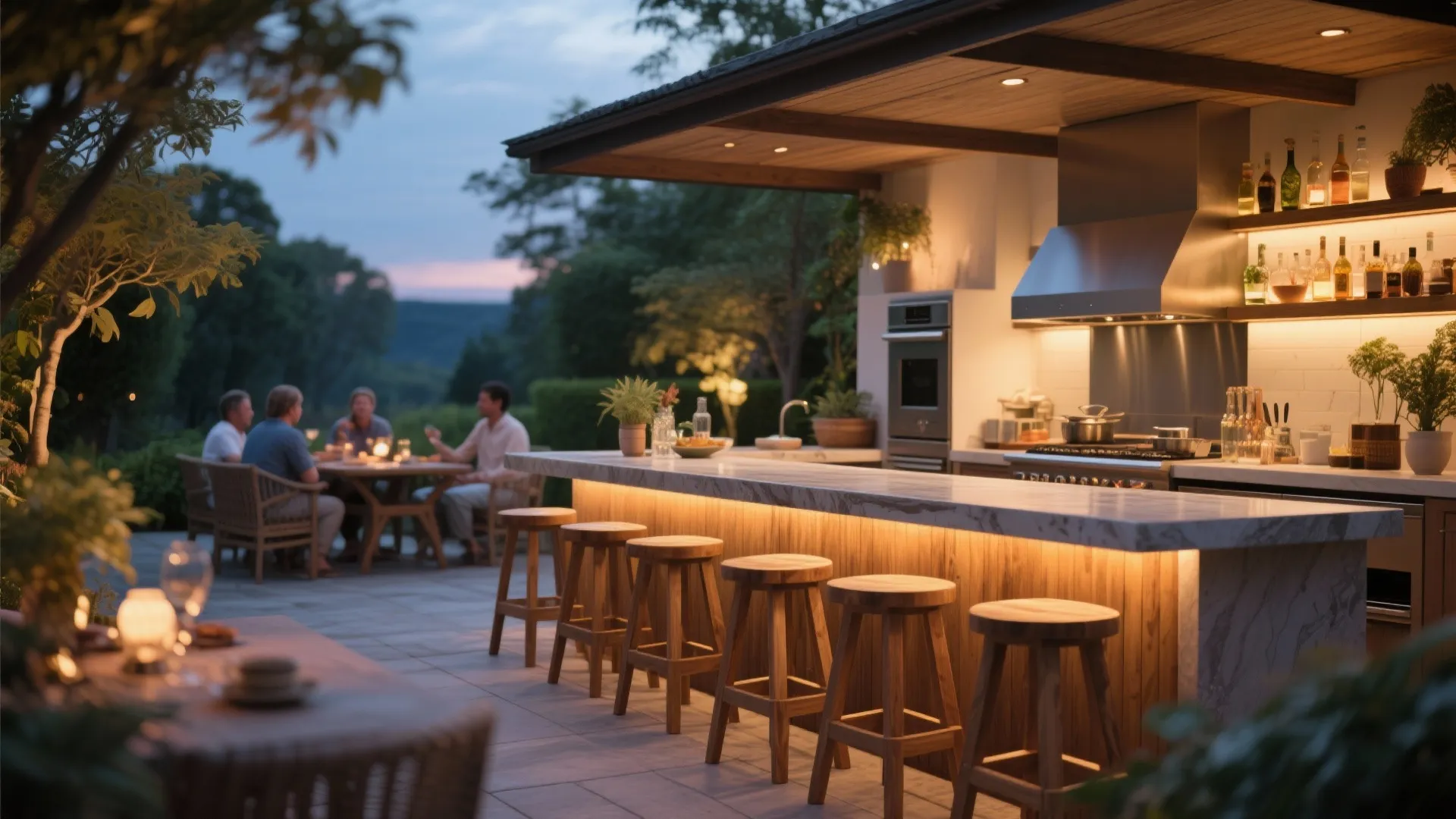 4. Incorporate a Bar Counter