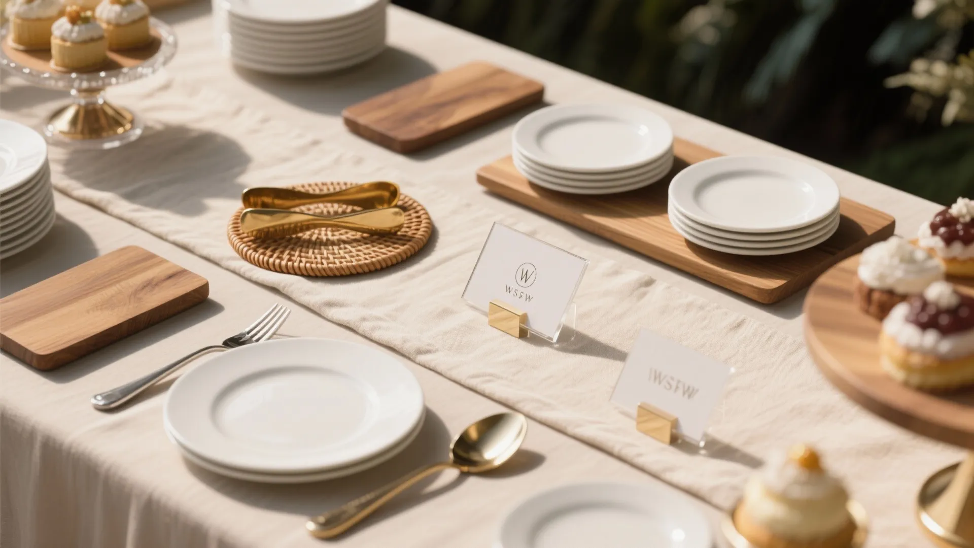 3) Modular Buffet and Beverage Bar That Doubles as Decor