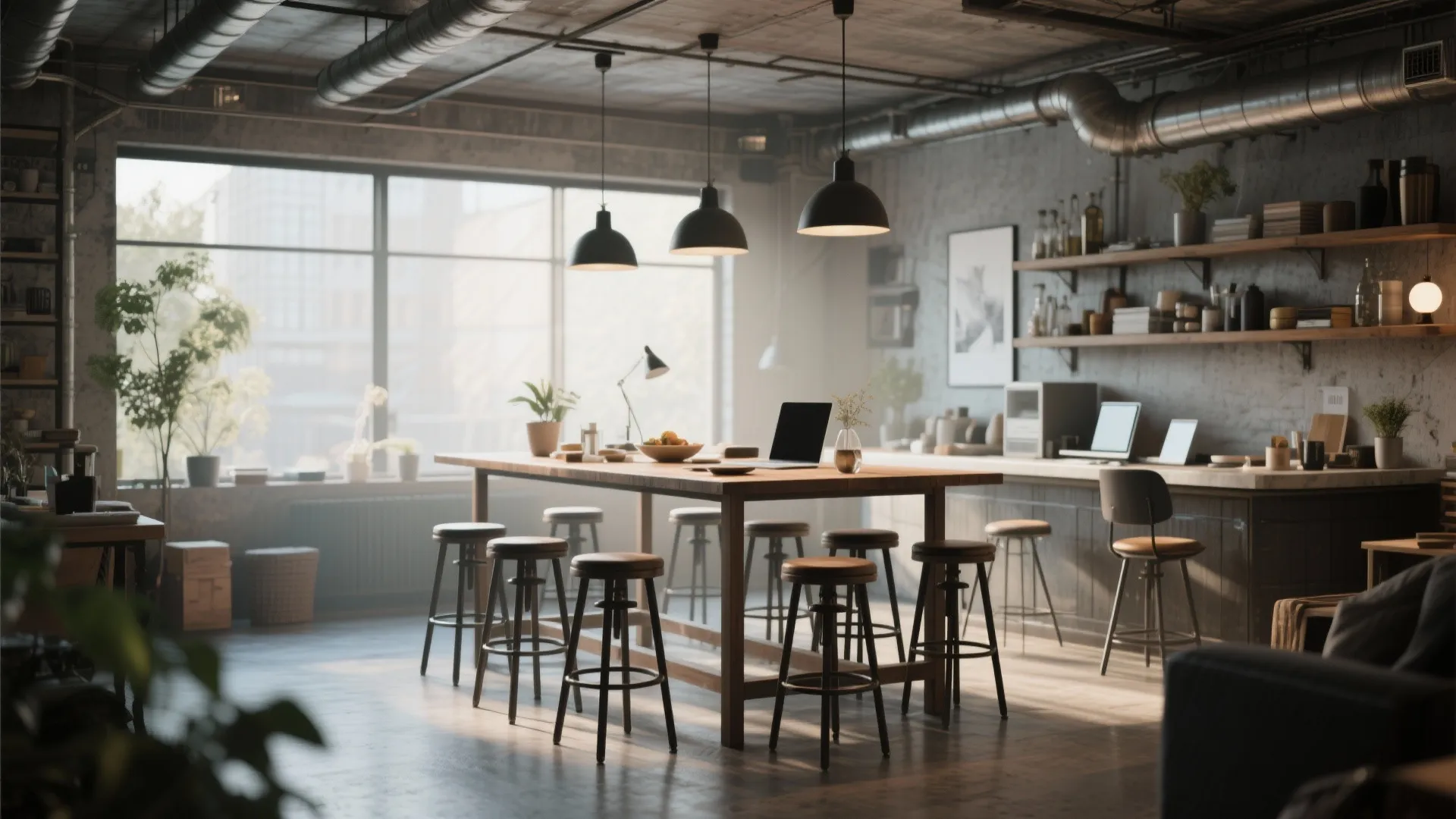 8. Use a Bar-Height Table for Both