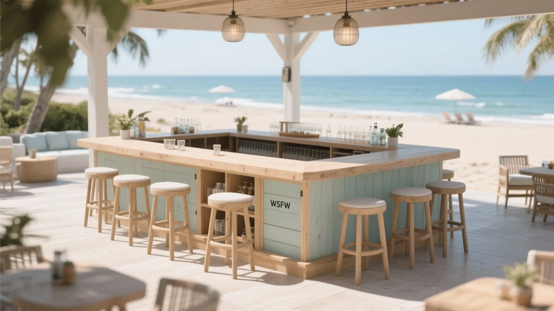 7. Bar Seating with Storage