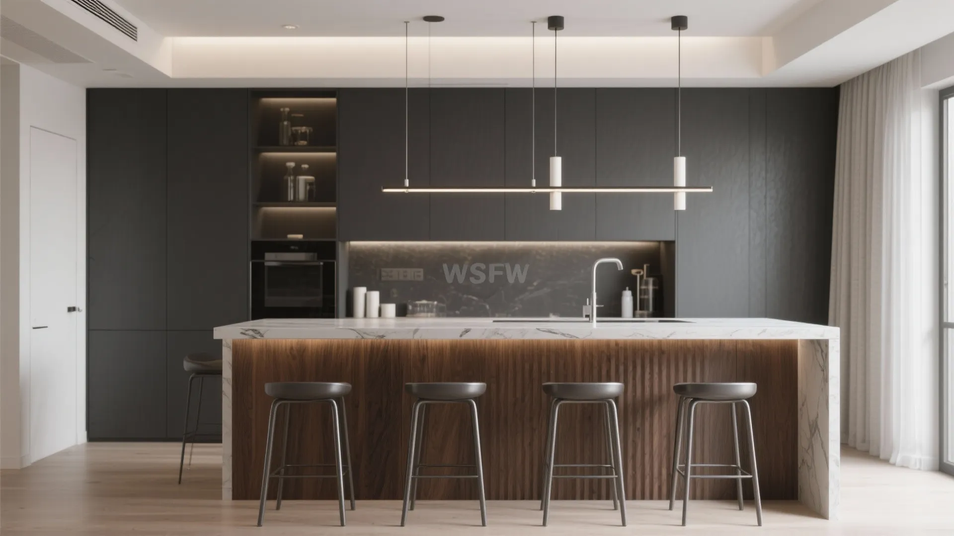 6. Bar Table by the Wall