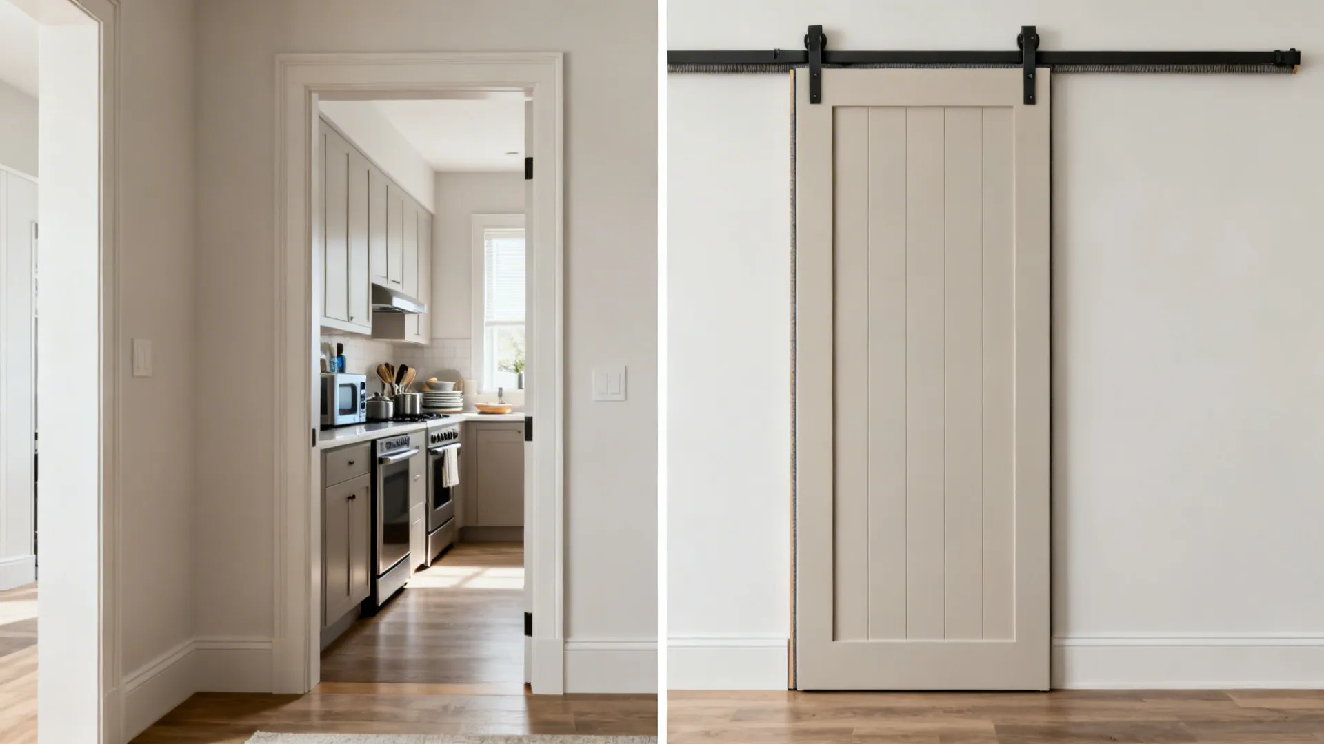 Sliding Barn Door With Acoustic Core