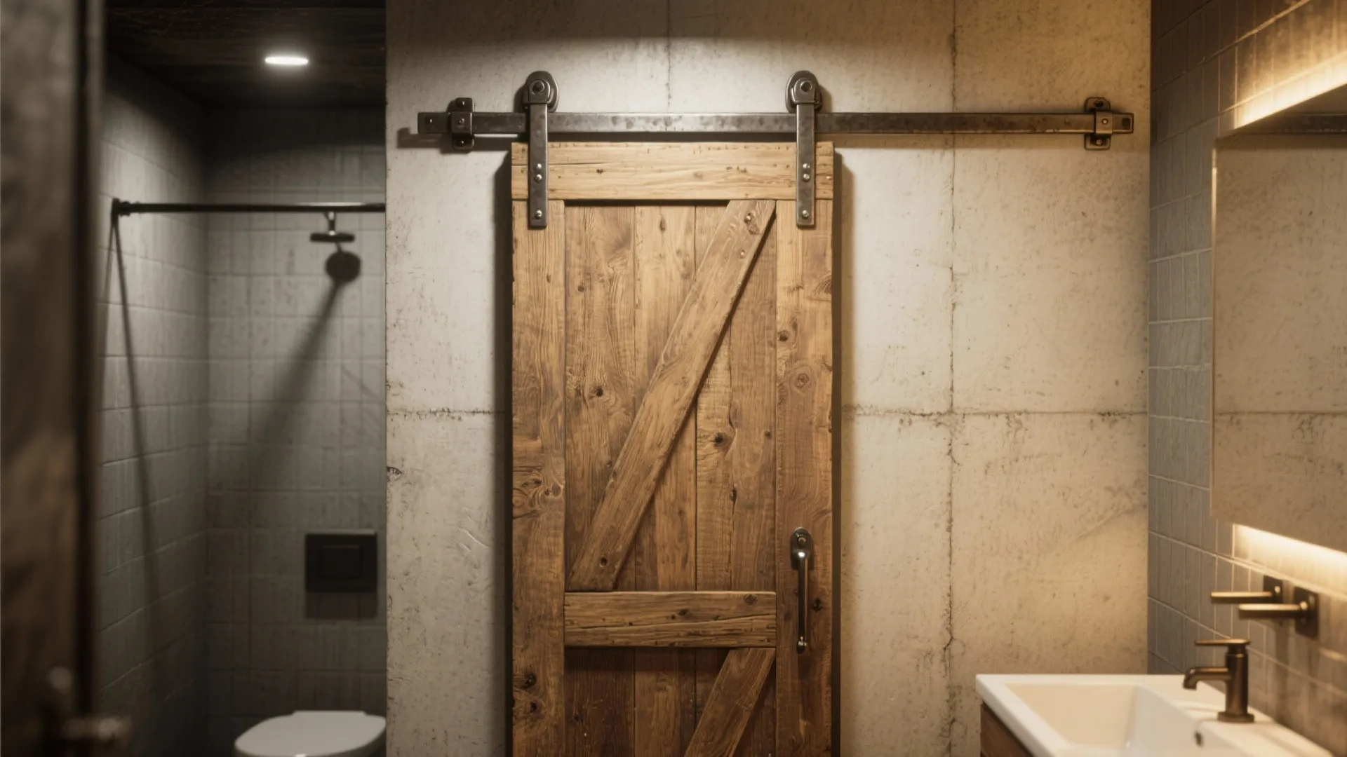 Sliding Barn Doors with a Twist