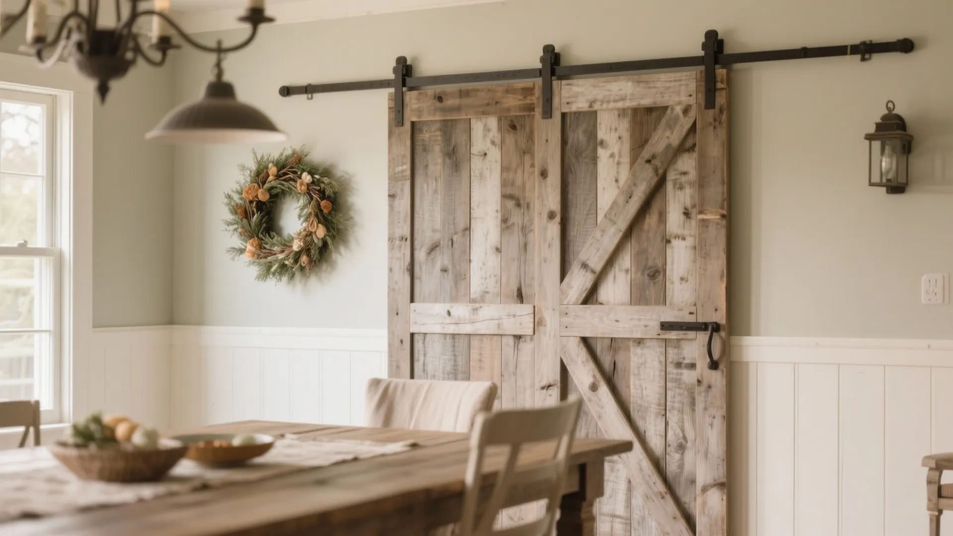 3. Barn Door Accent Panel