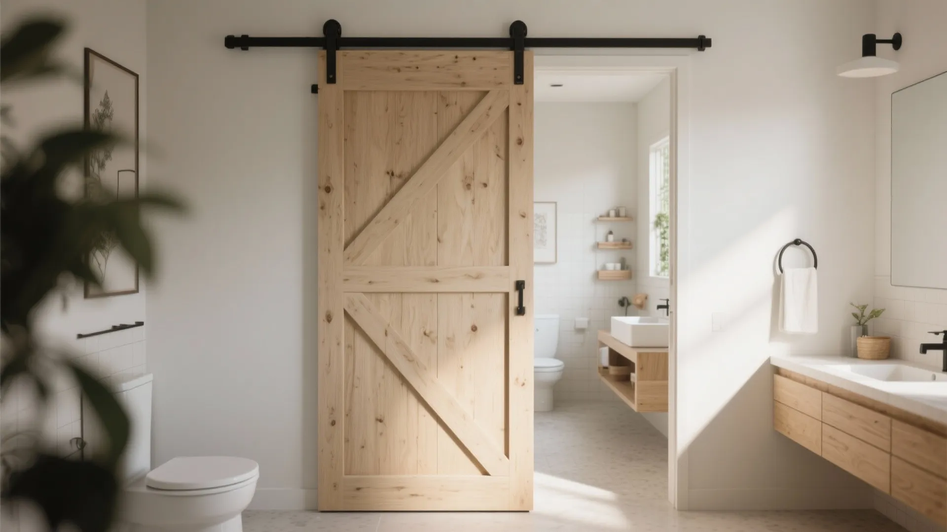 6. Install a Barn-Style Door