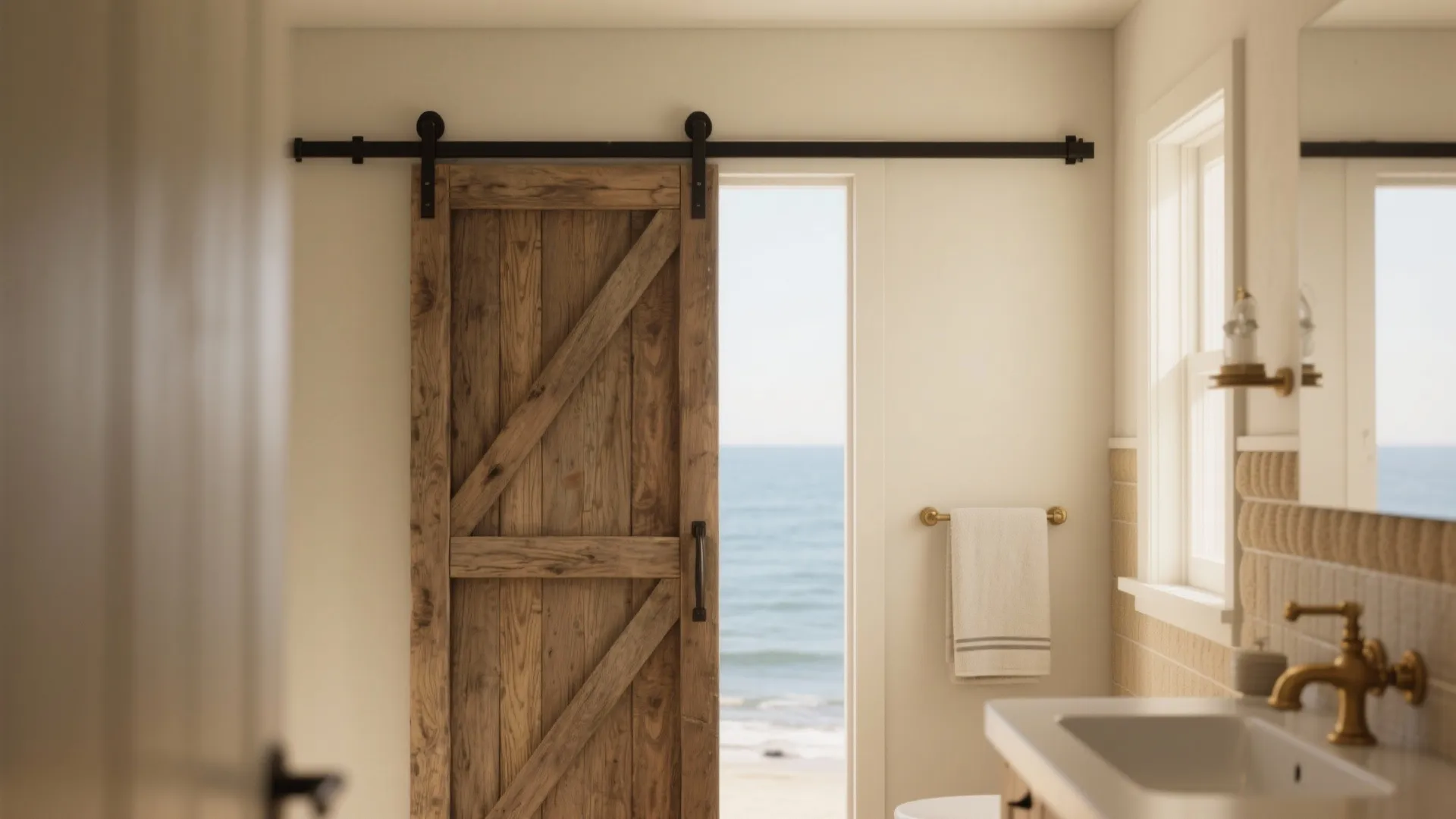 Barn-Style Sliding Door: Character with Caveats