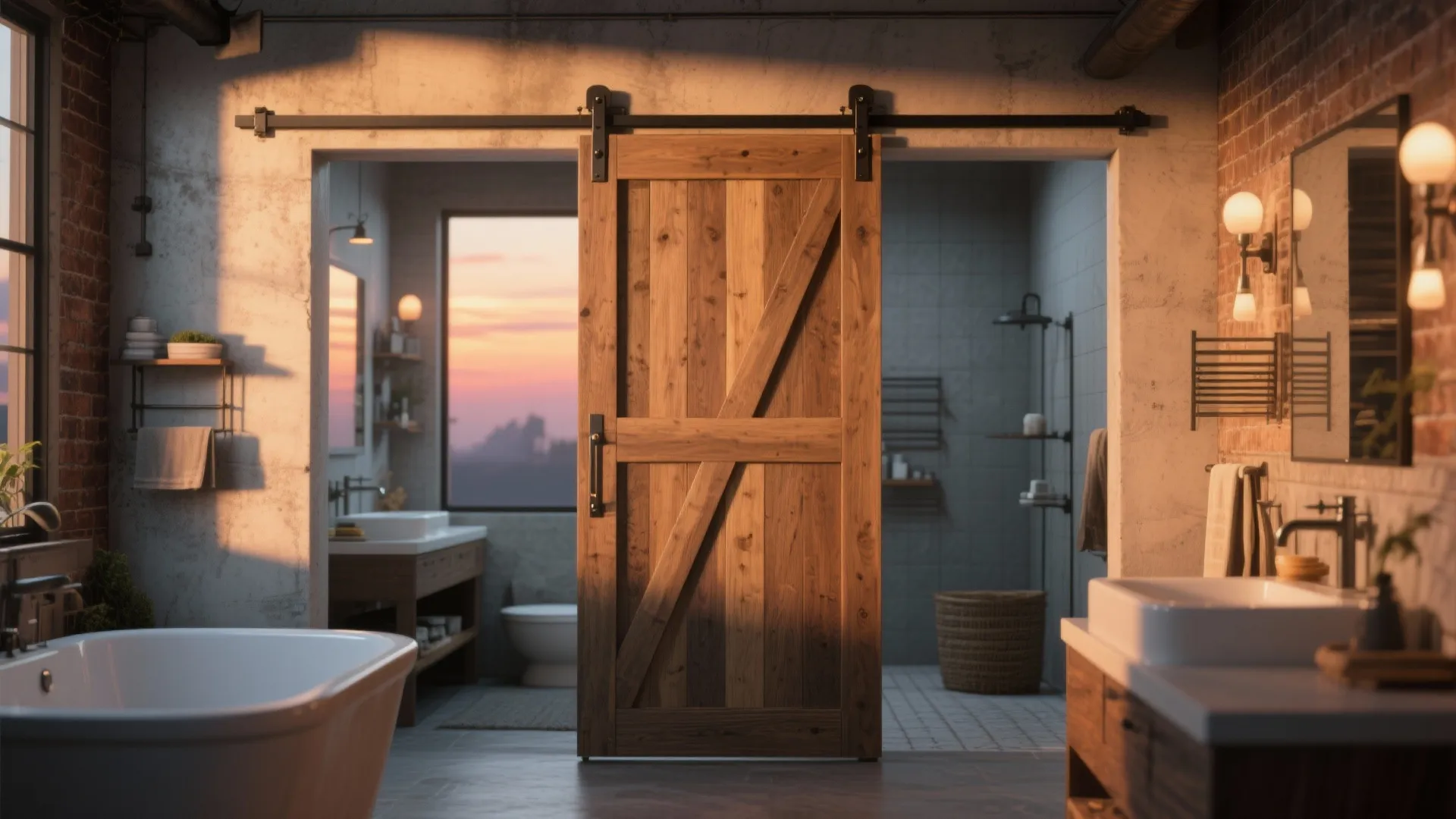 4. Sliding Barn Doors — Style with Caveats