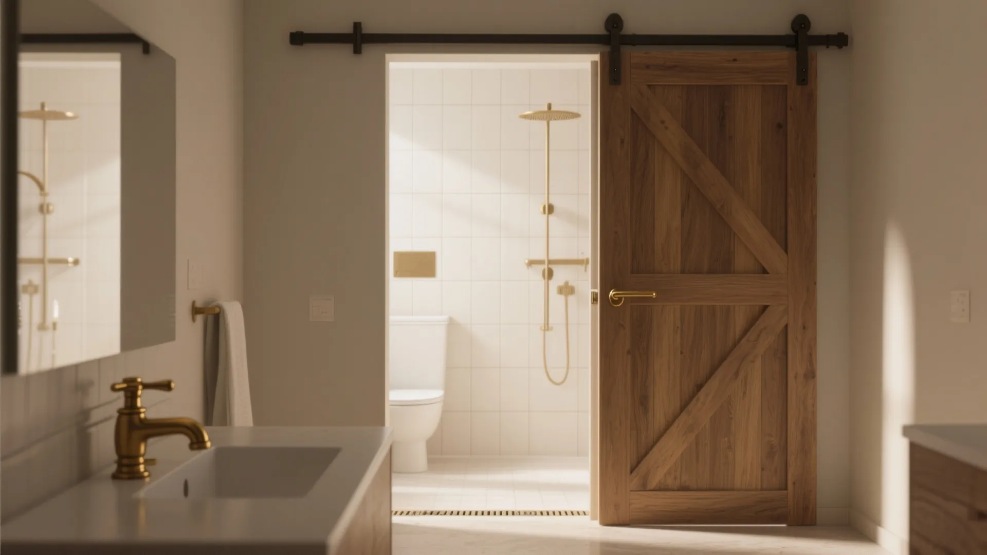 5 Creative Bathroom Barn Door Lock Ideas