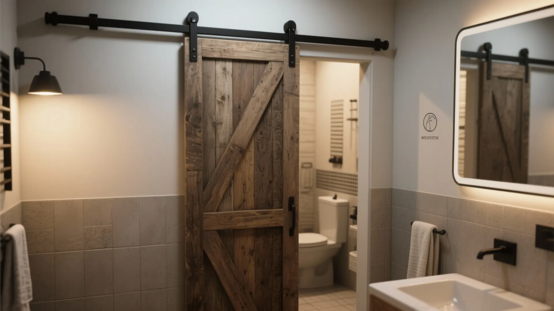 3. Sliding barn doors — style with caveats