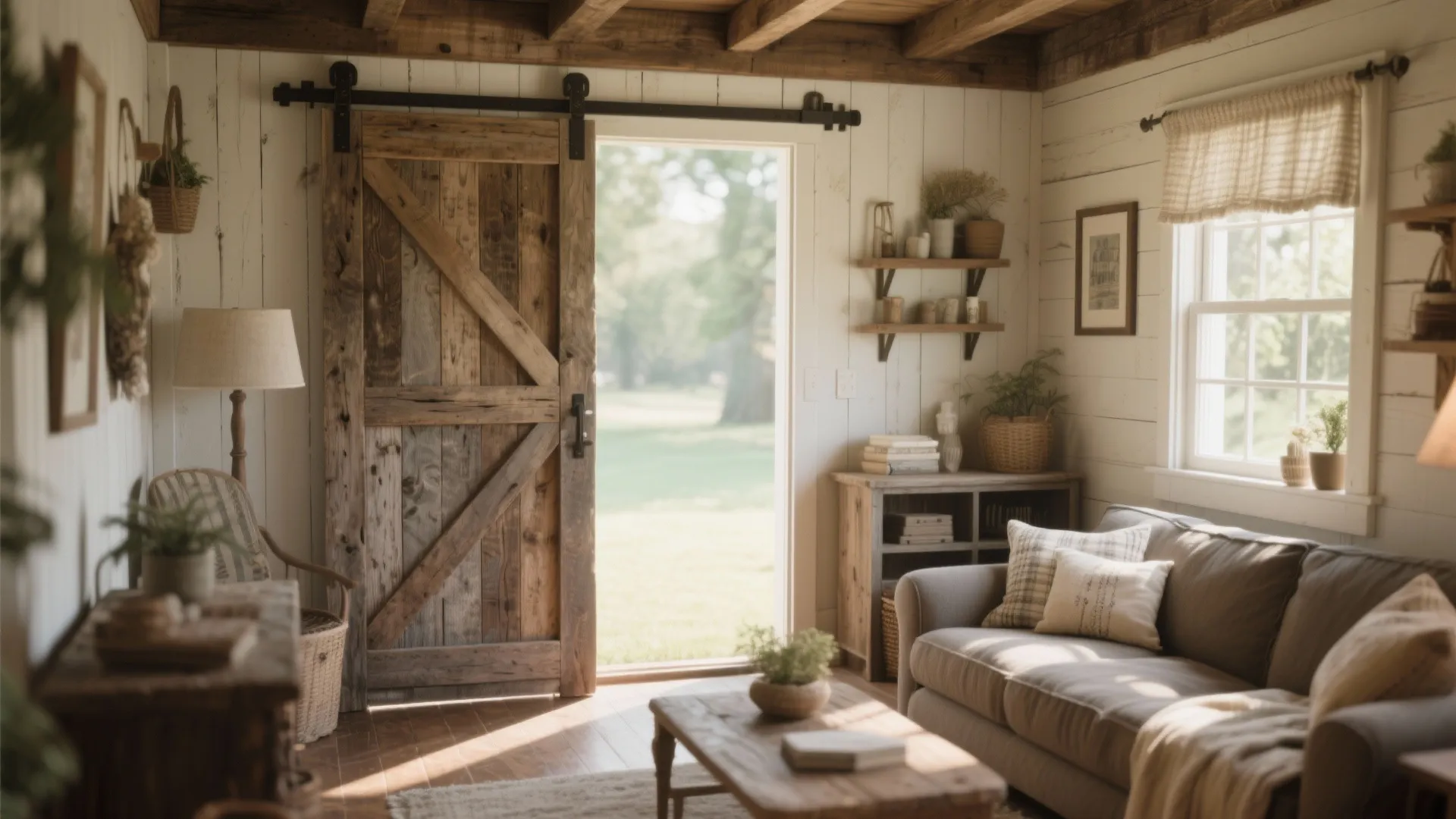 8. Barn Door Feature