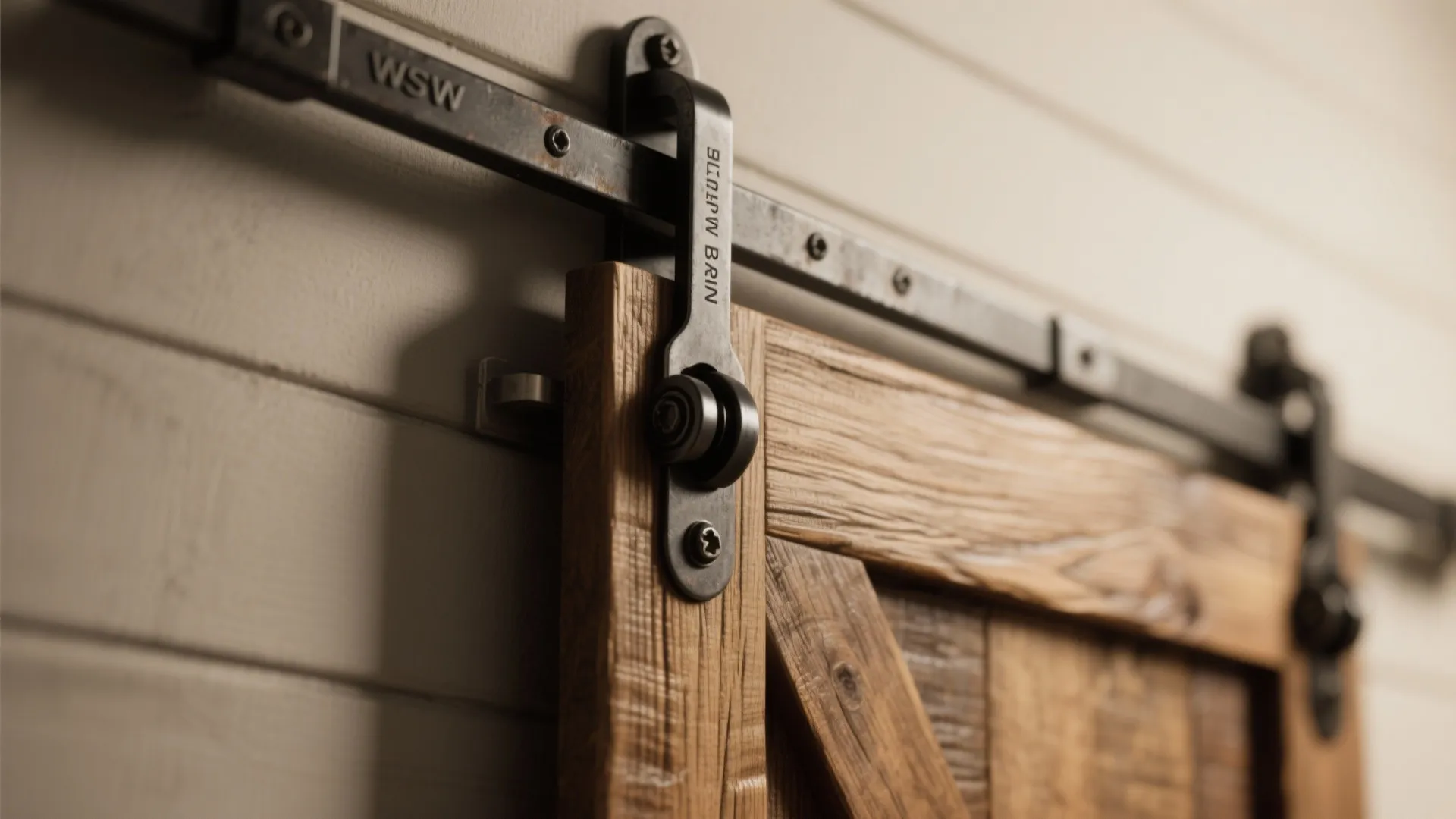 3. Pocket barn door with soft-close hardware