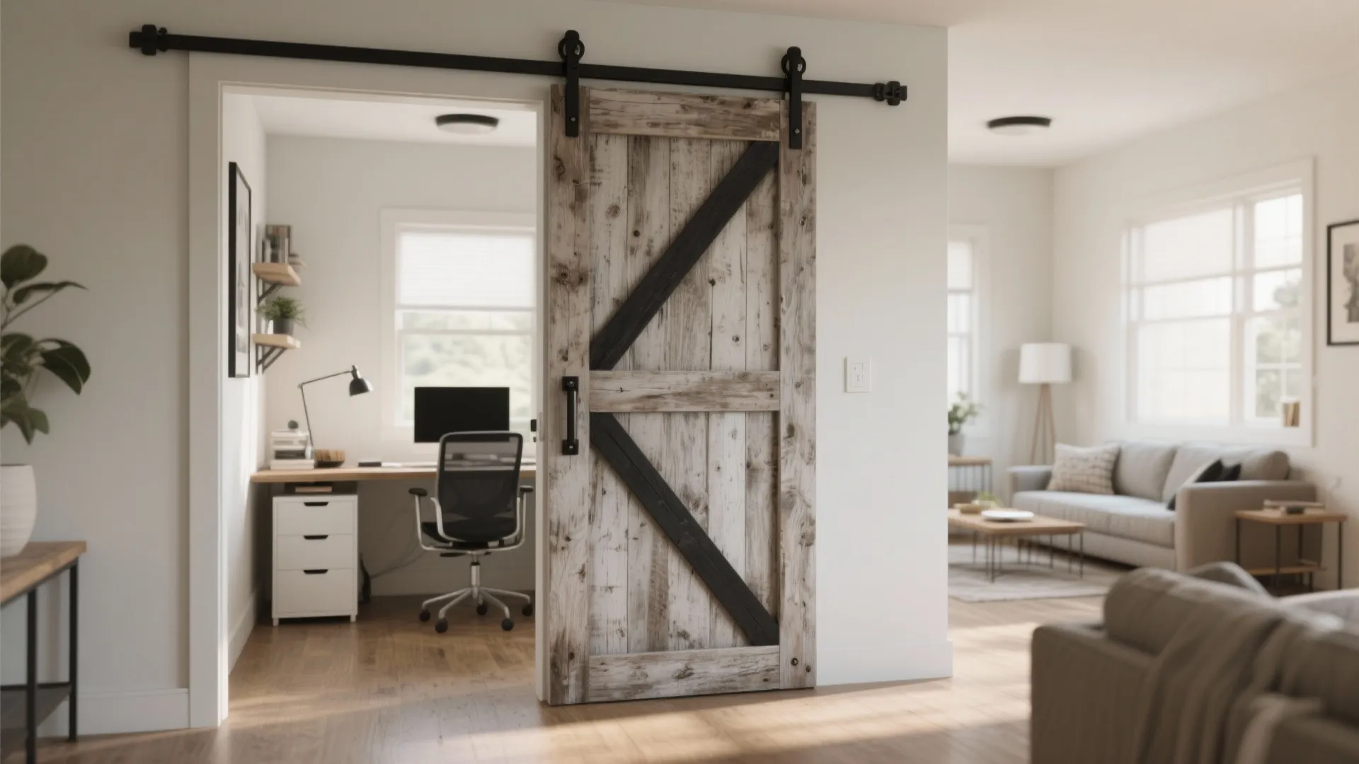 6. Barn Door Divider
