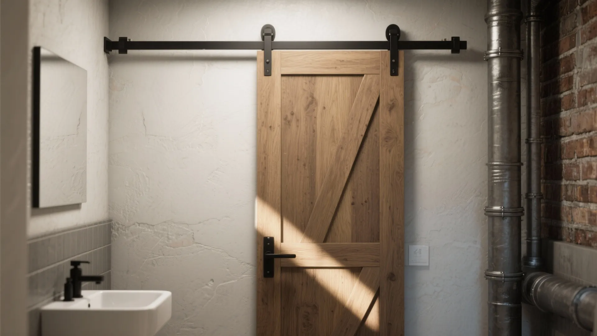 3. Sliding Barn Door on Short Track