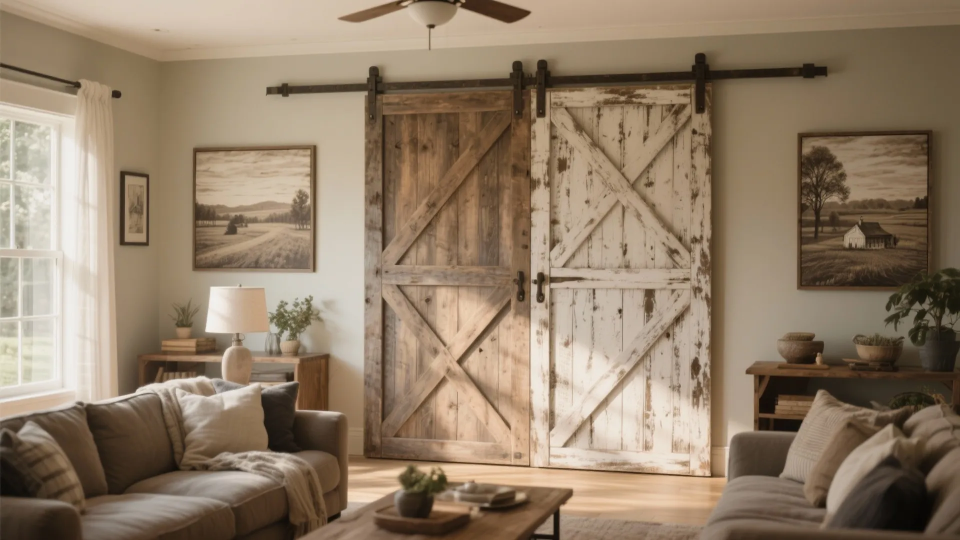 10. Barn Door Wall Art