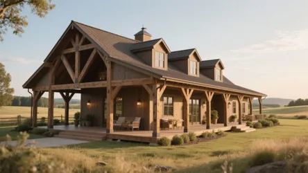 40x64 Single Story 5-Bedroom Barn Home Ideas