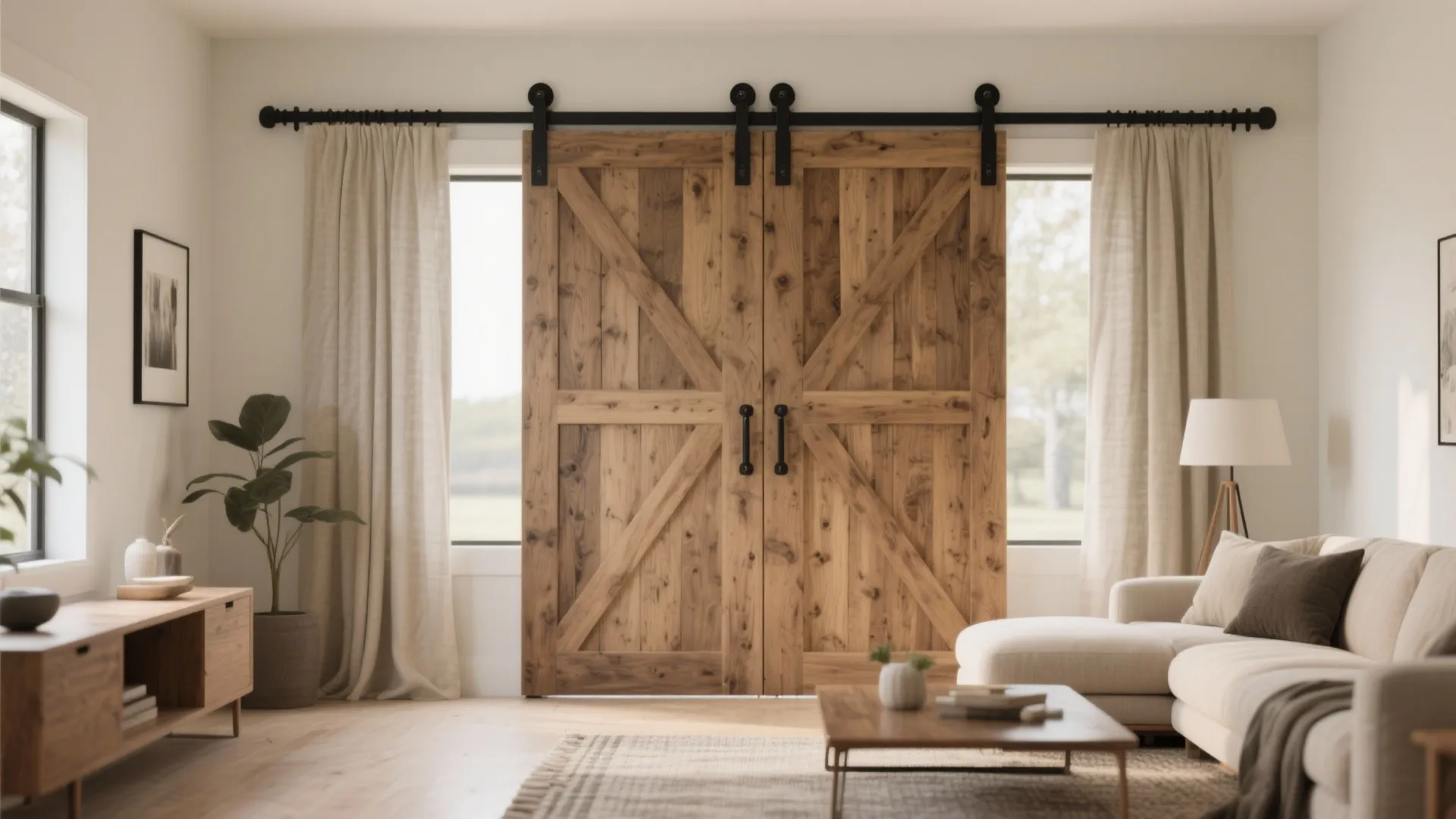 Barn-Style Timber Sliders for Warmth and Character