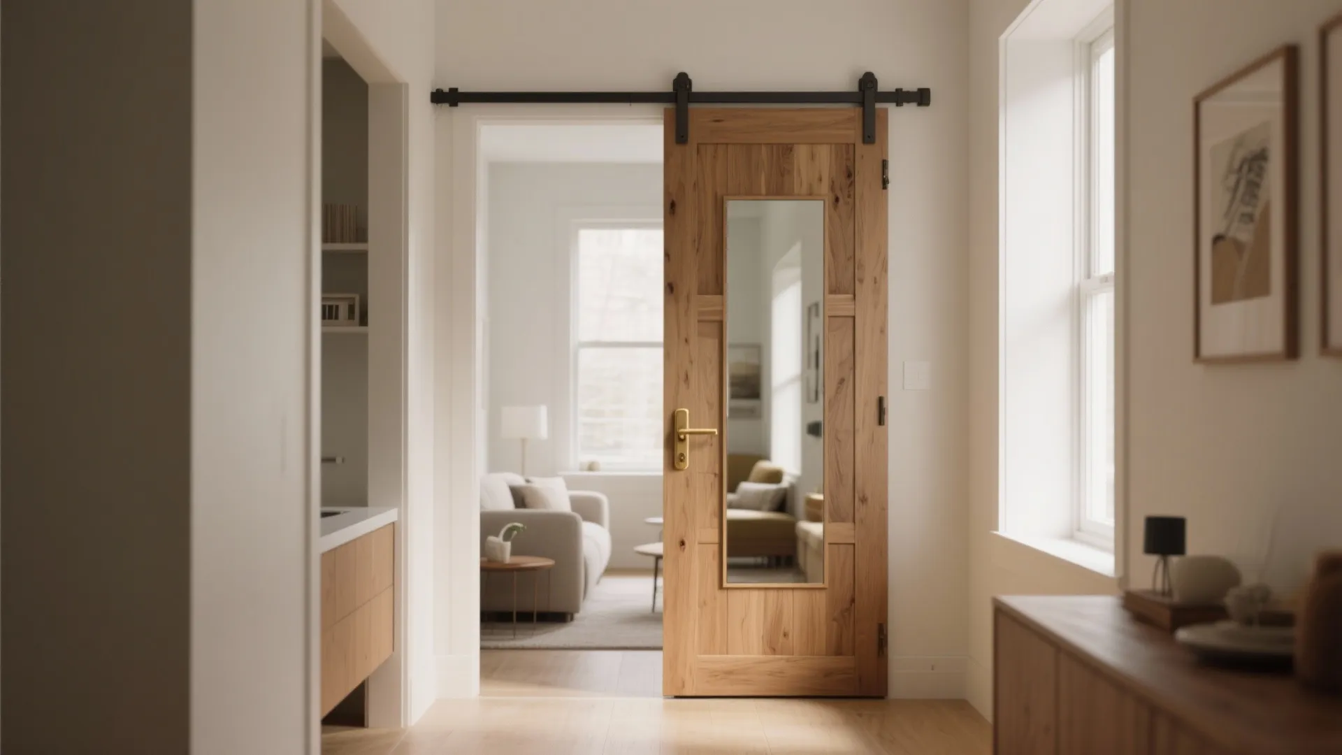 DIY Barn Door Mirror: A Stylish Statement for Small Spaces: 1 Minute to Upgrade Your Room with Barn Door Mirror DIY Tips