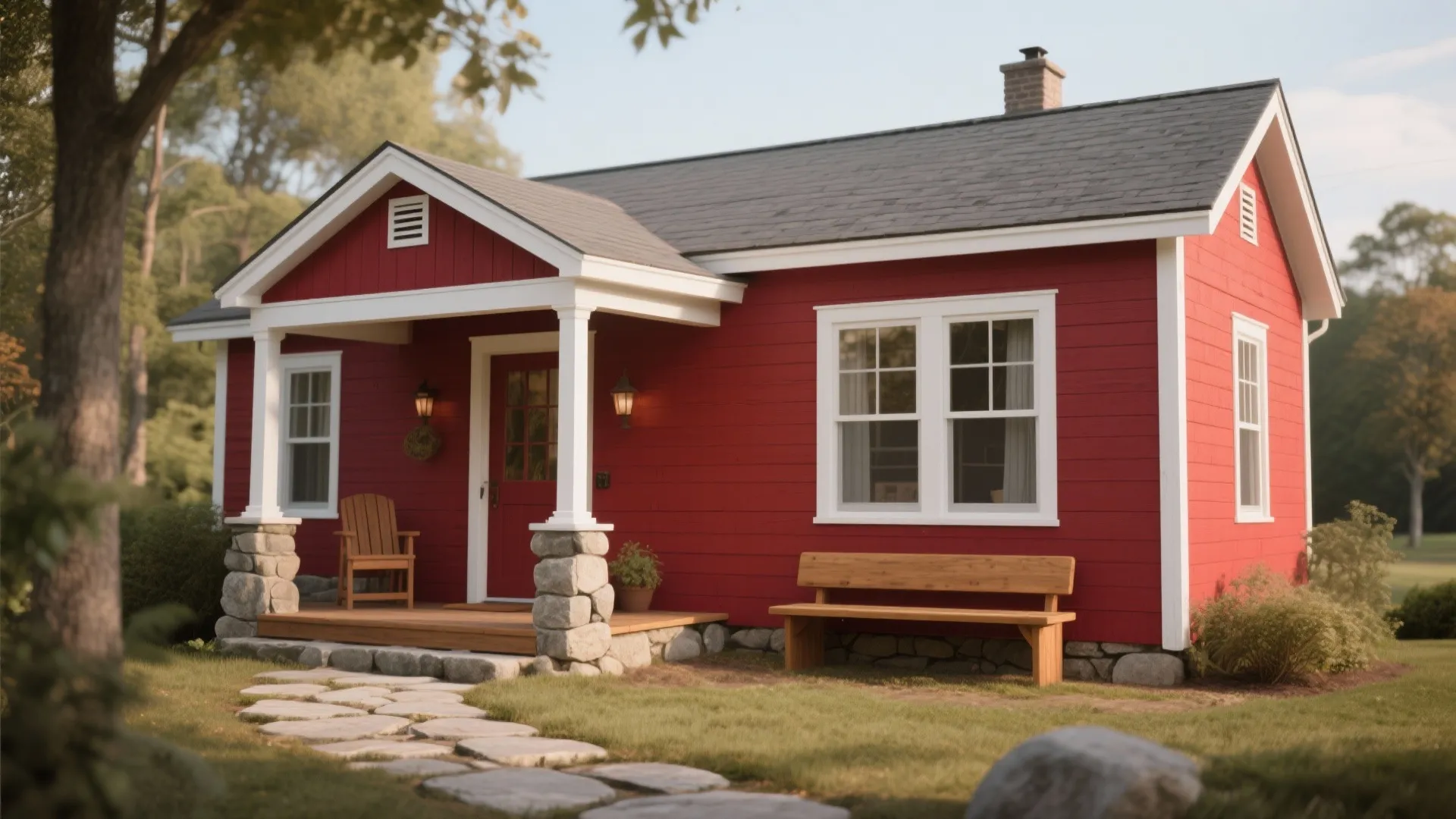 Red Exterior House Paint: 5 Inspiring Ideas: Practical and creative red paint directions for curb appeal and small-scale impact