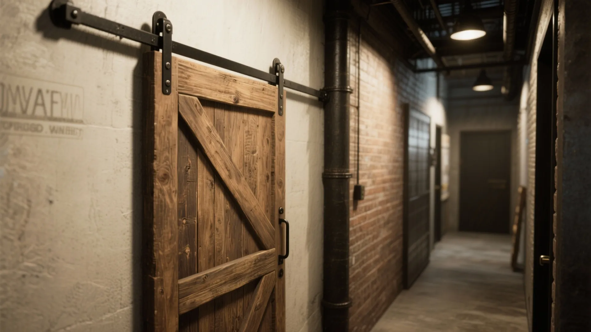 Barn-style Sliding Chute Door