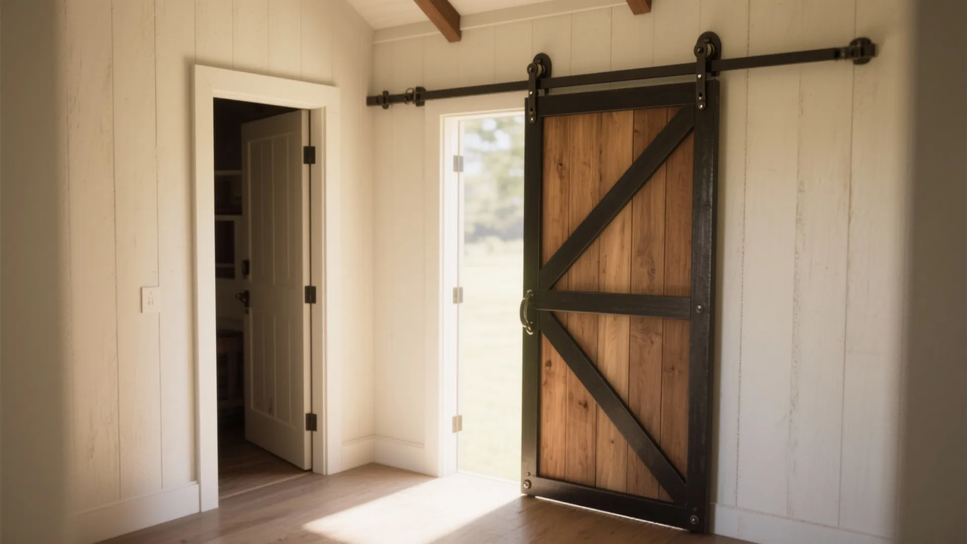 5. Convert to a folding or barn-style screen