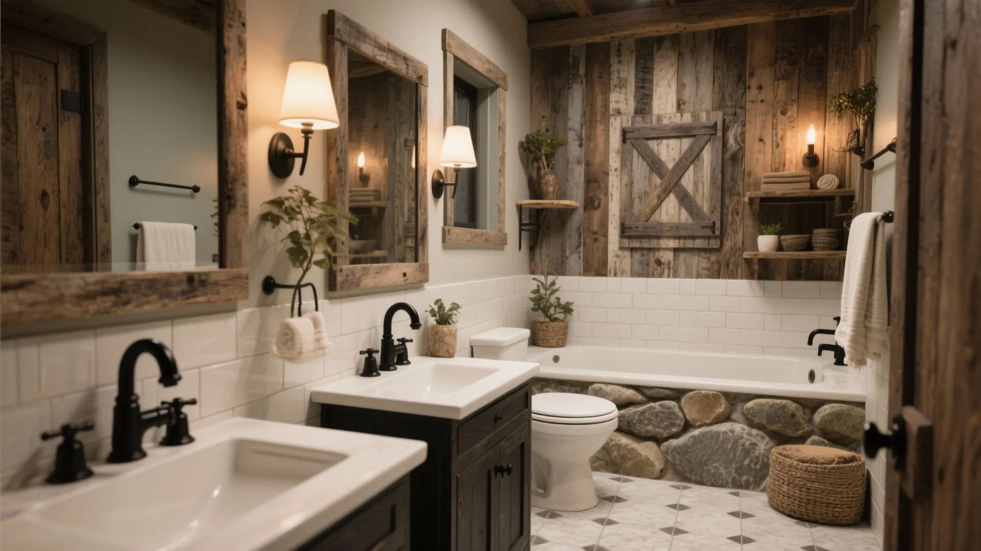 2. Weathered Barnwood Style