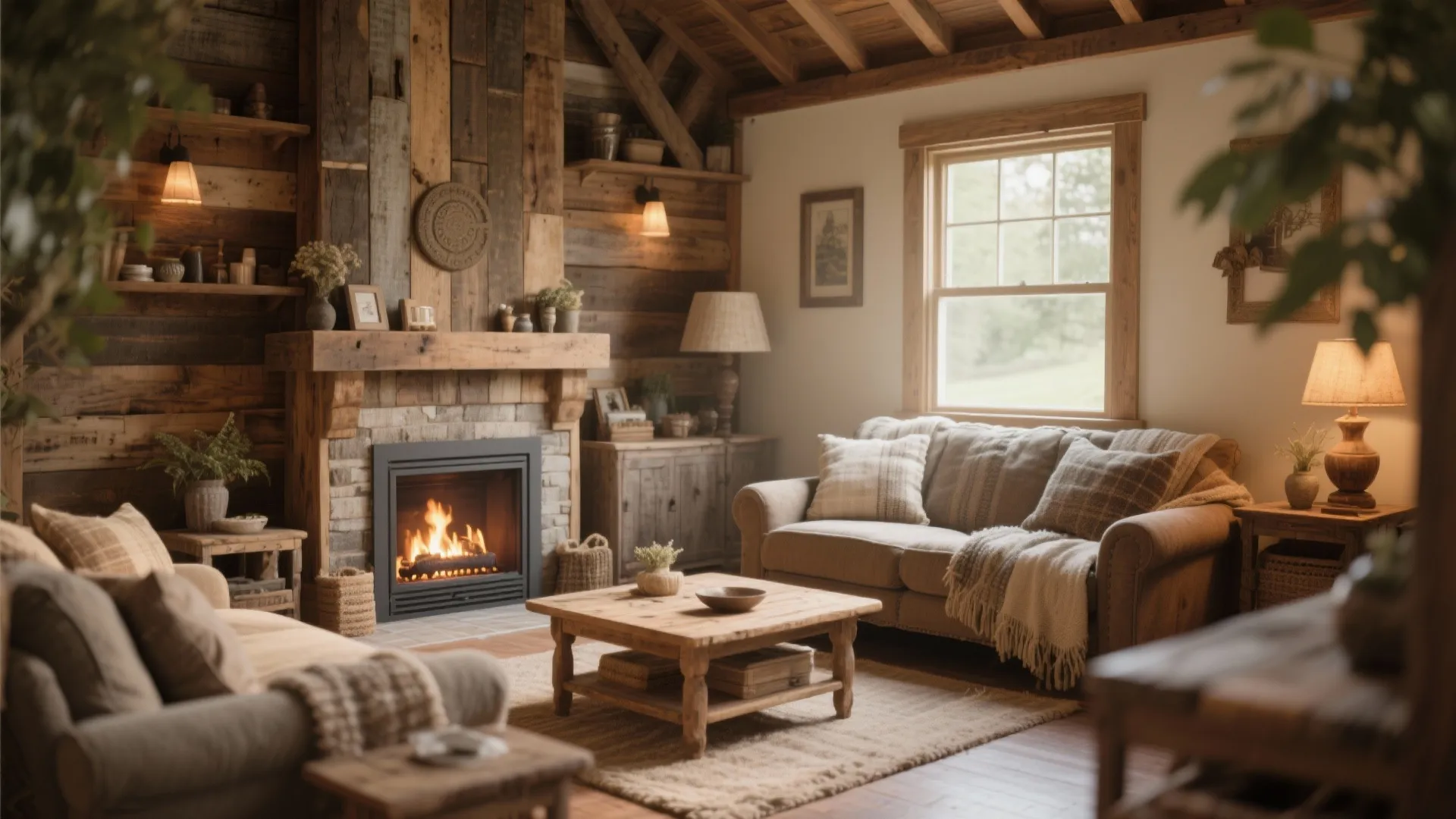 Rustic Barnwood Surround