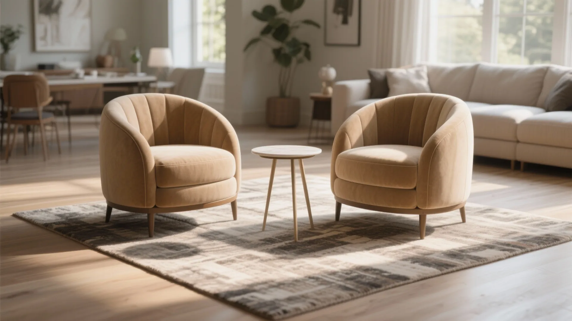 5. Barrel Chairs for Cozy Conversations