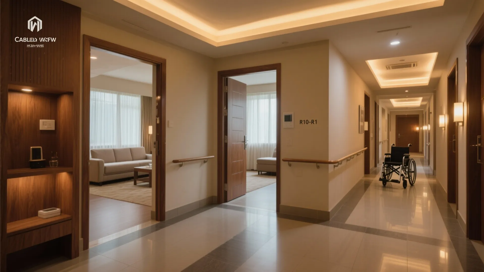 Barrier‑free Luxury Suites with Warm Lighting