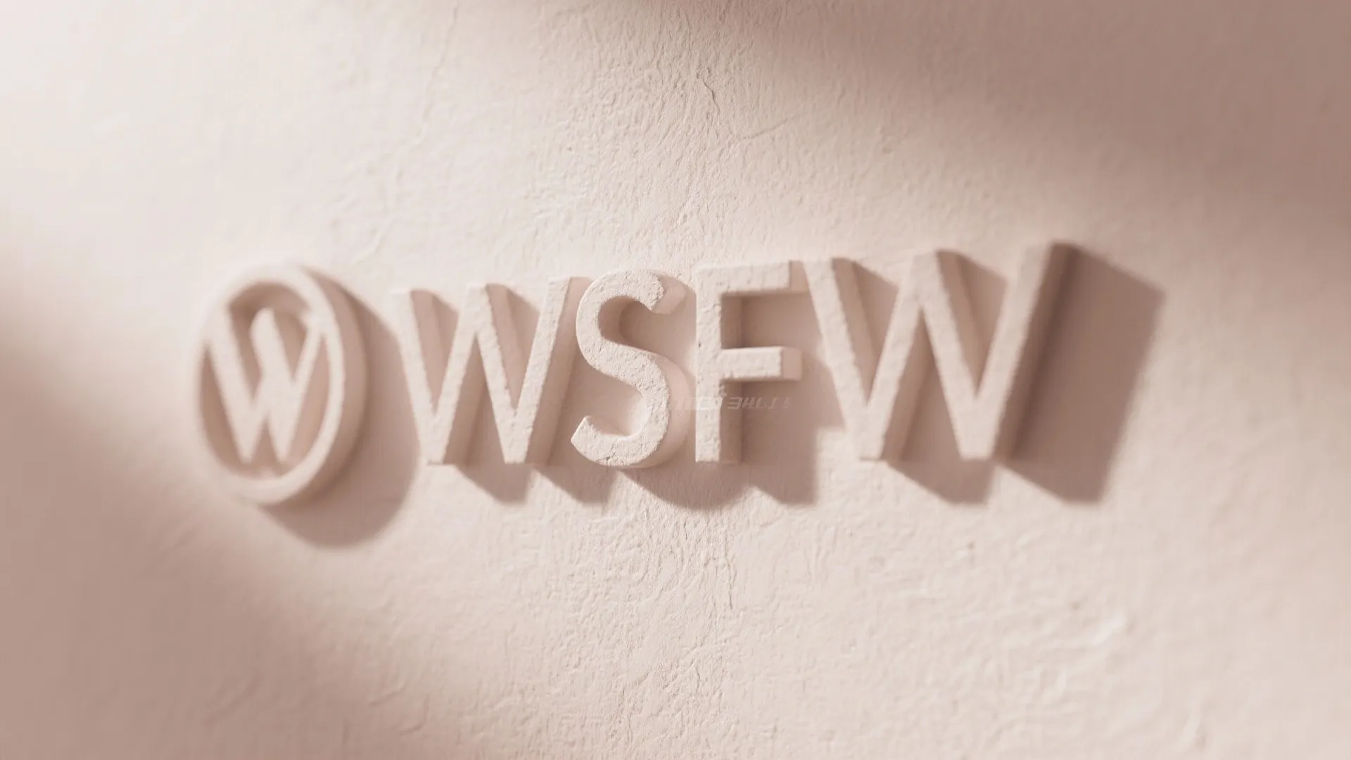 Subtle Typography Love Quotes (Painted Bas‑Relief)