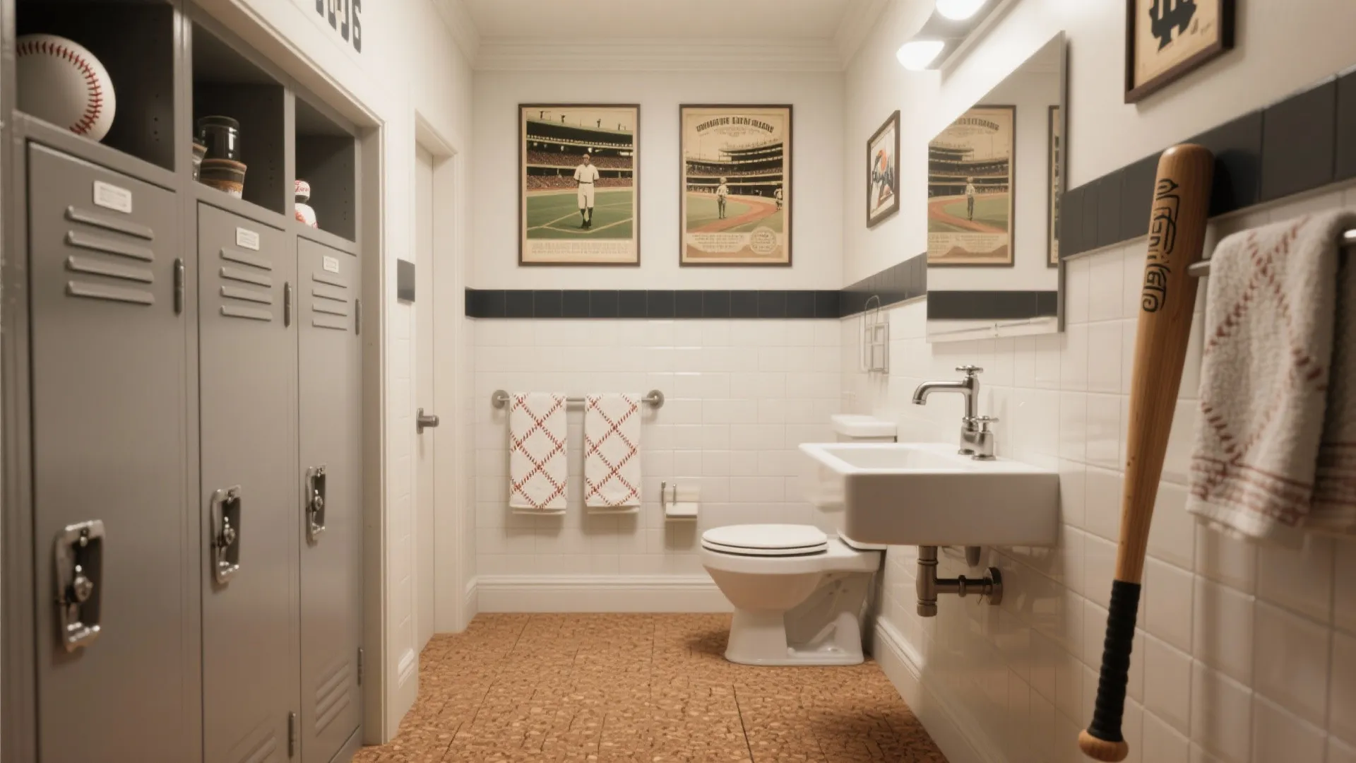 5 Baseball Bathroom Decor Ideas: Turning a simple bathroom into a home run with baseball-inspired details