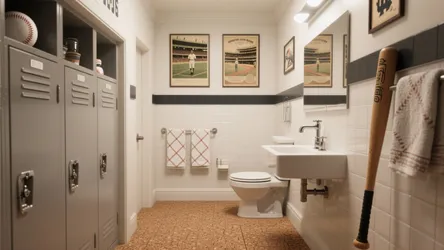 5 Baseball Bathroom Decor Ideas