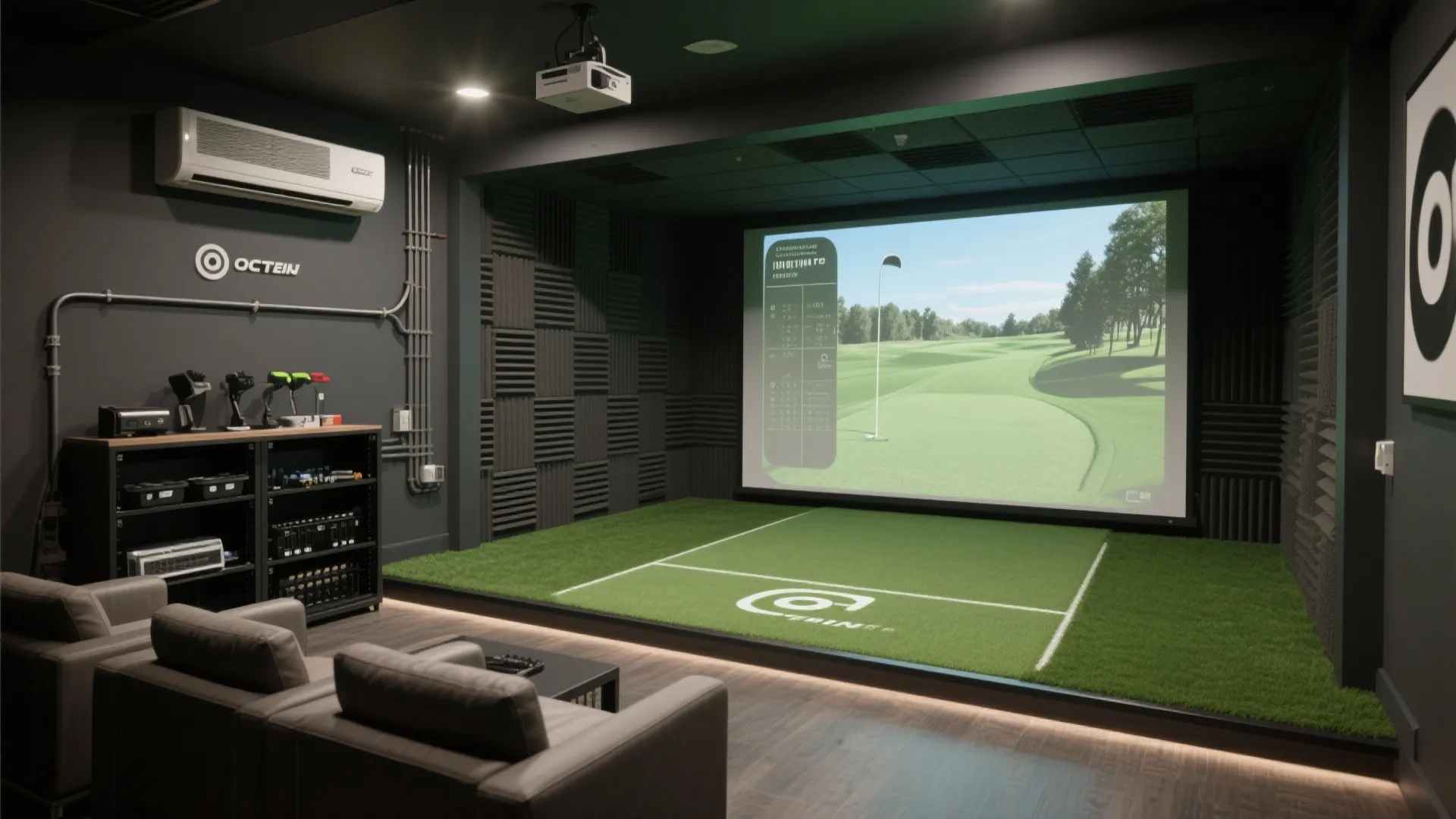 5. Basement Dedicated Room: Pro Feel with Control