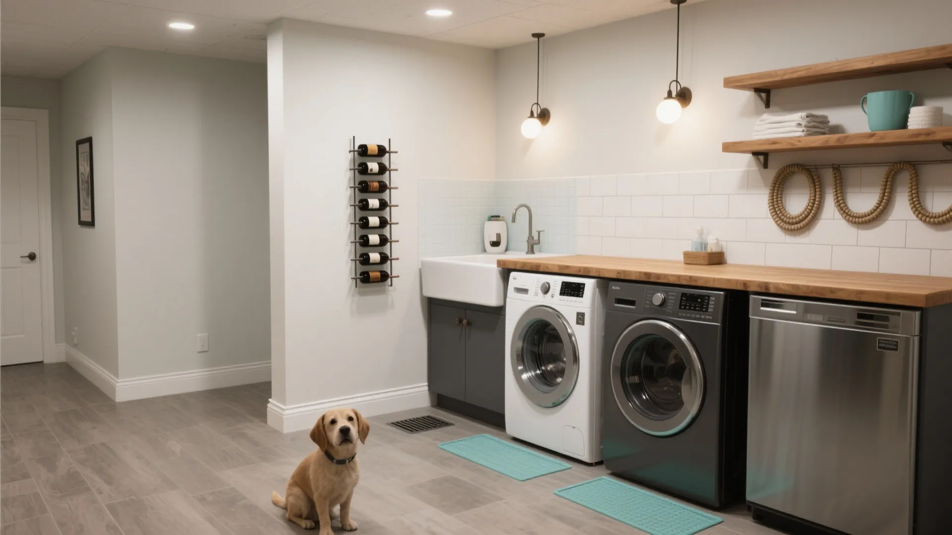 5 Basement Laundry Room Design Ideas That Work: Brighten, dry out, and streamline your basement laundry with five field-tested ideas from a designer who’s remodeled more utility nooks than he can count.