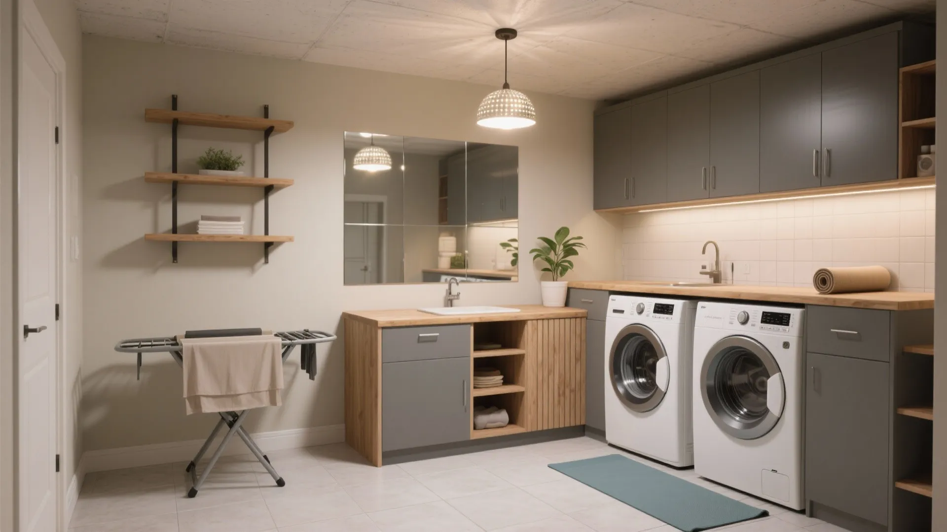 Basement Laundry Room Decorating Ideas — 5 Tips: Practical and stylish basement laundry room decorating ideas to maximize light, storage, and workflow in a compact space