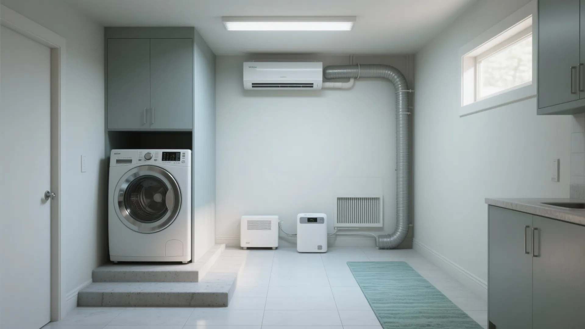 Basement Laundry Cooler: 5 Clever Ideas: Practical, budget-friendly basement laundry room cooler ideas to keep clothes, machines, and you comfortable