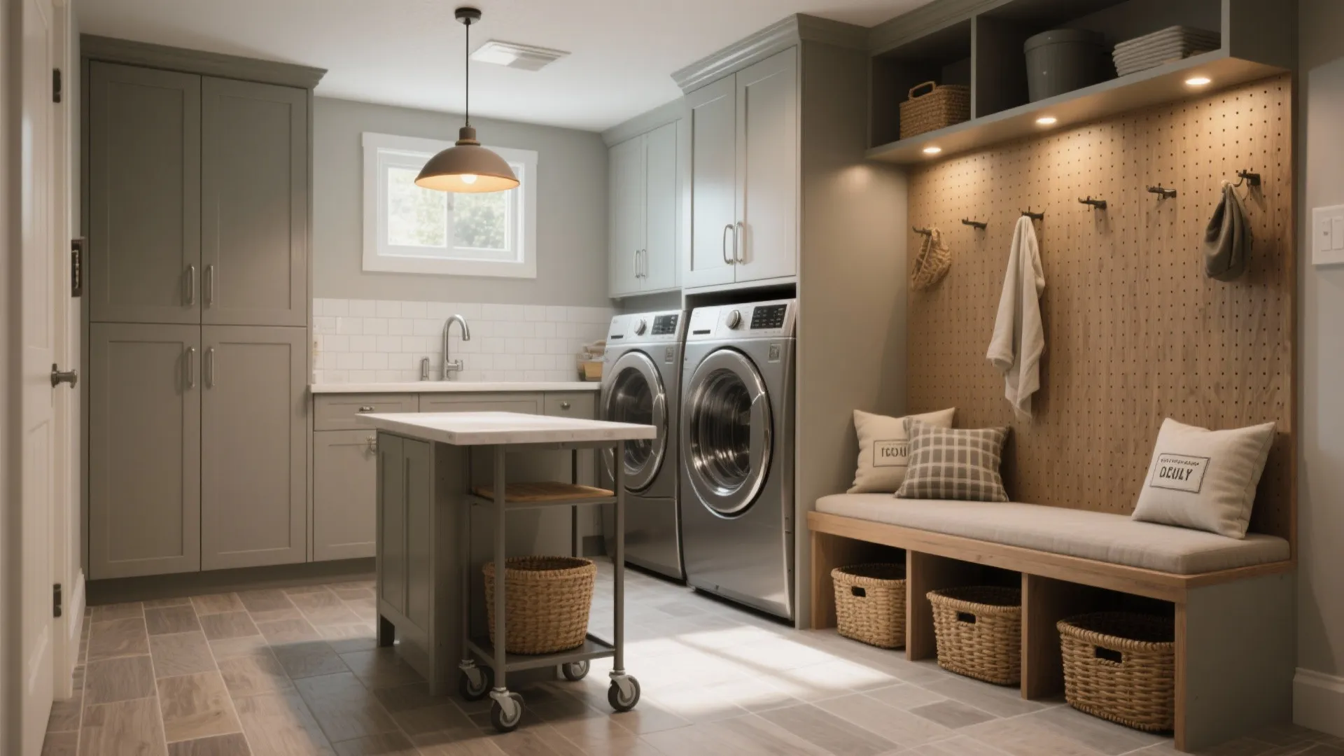 Basement Laundry Room Makeover: 5 Smart Ideas: Practical, stylish and budget-friendly basement laundry room makeover ideas from a pro designer
