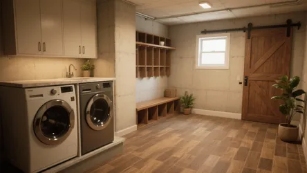 5 Concrete Basement Laundry Room Ideas