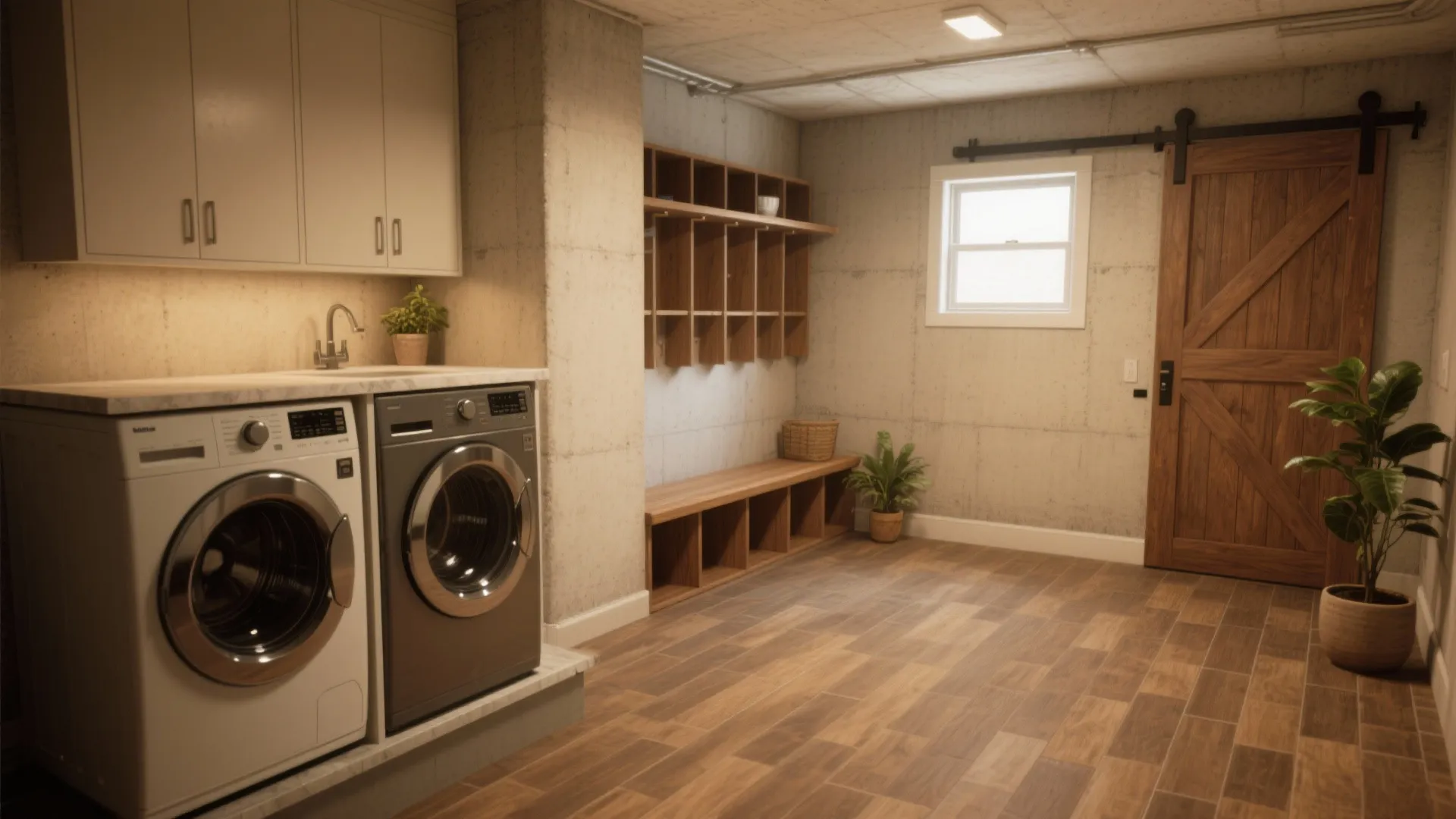5 Concrete Basement Laundry Room Ideas: Practical, stylish ways I’ve used to turn cold concrete basements into cozy, efficient laundry spaces