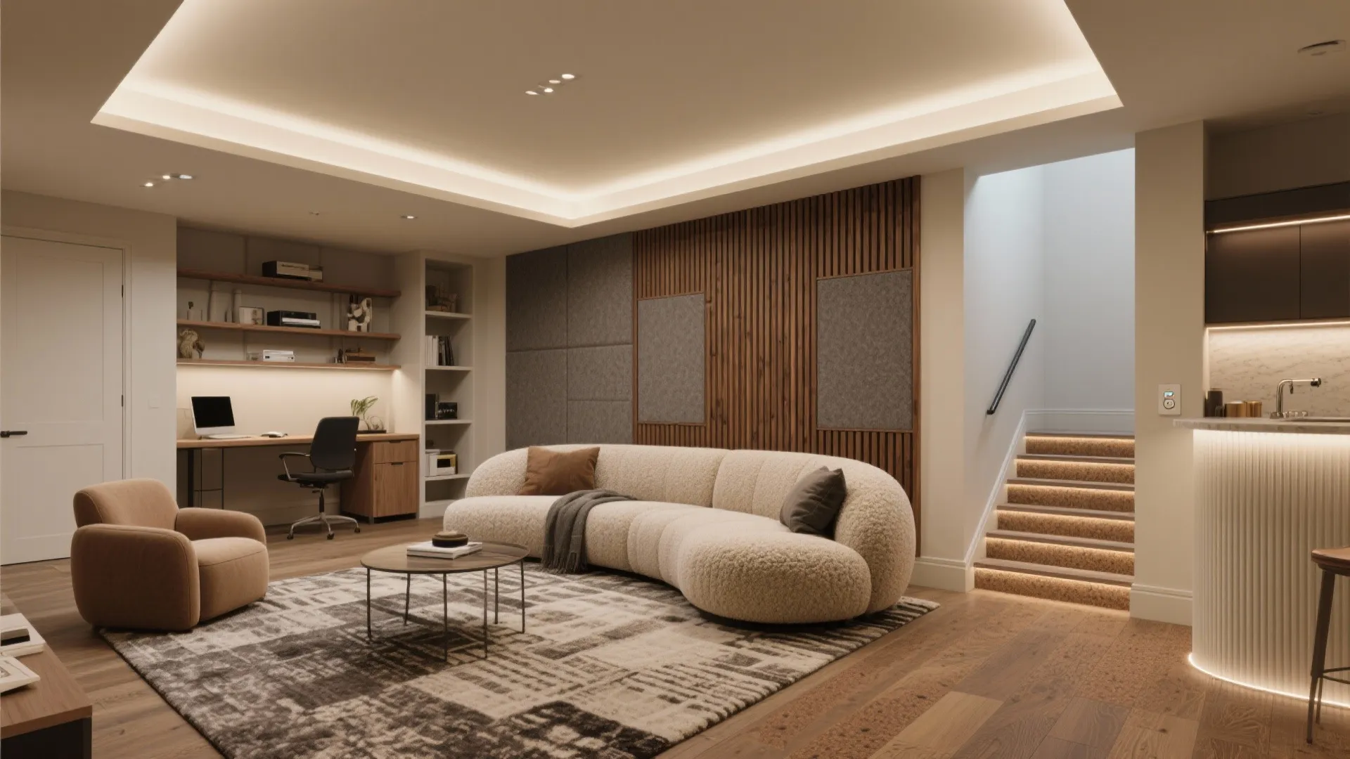 AI Basement Design Ideas: 2025 Cases Using GPT, MidJourney & Coohom